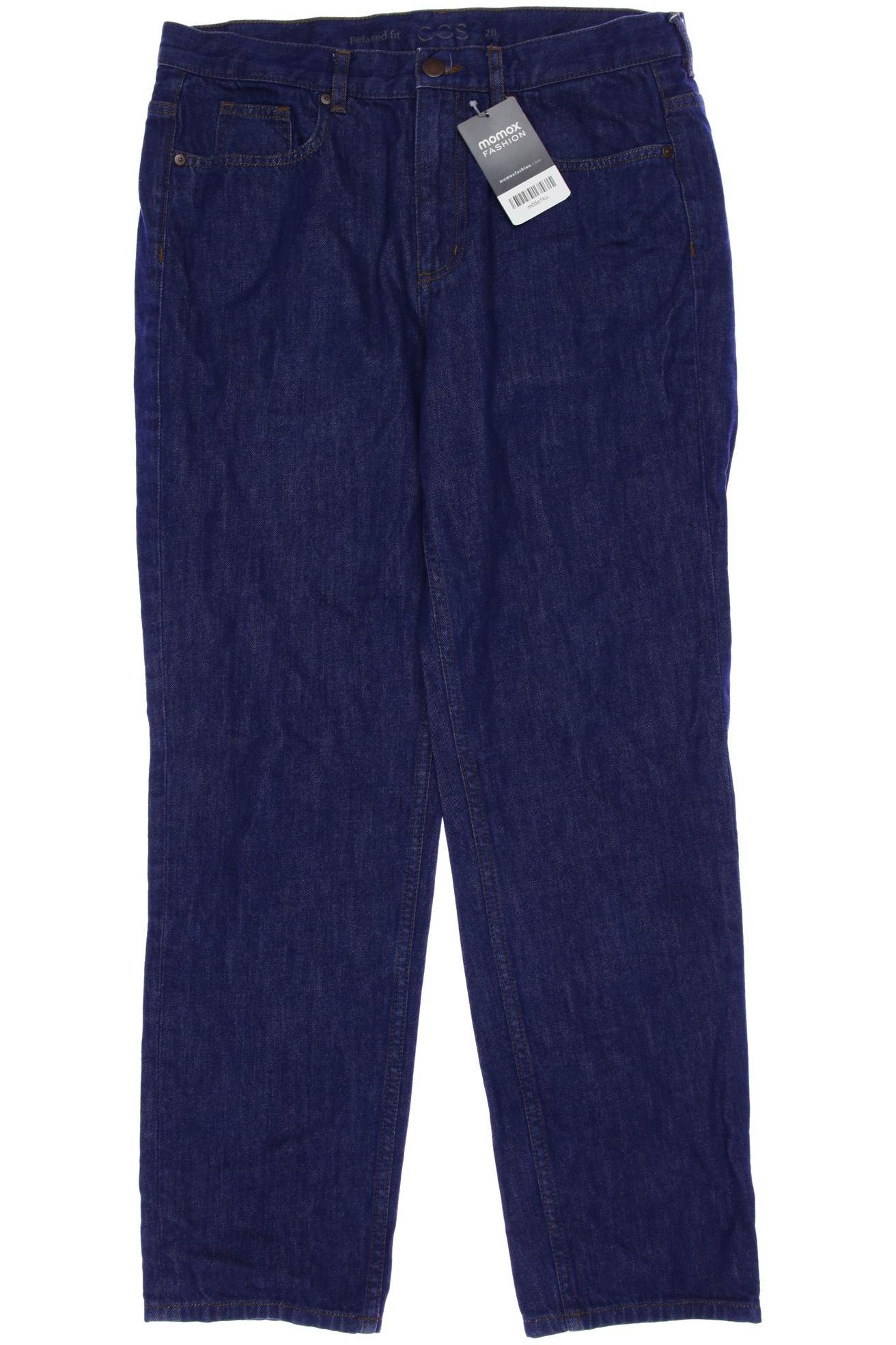 

COS Damen Jeans, marineblau, Gr. 28