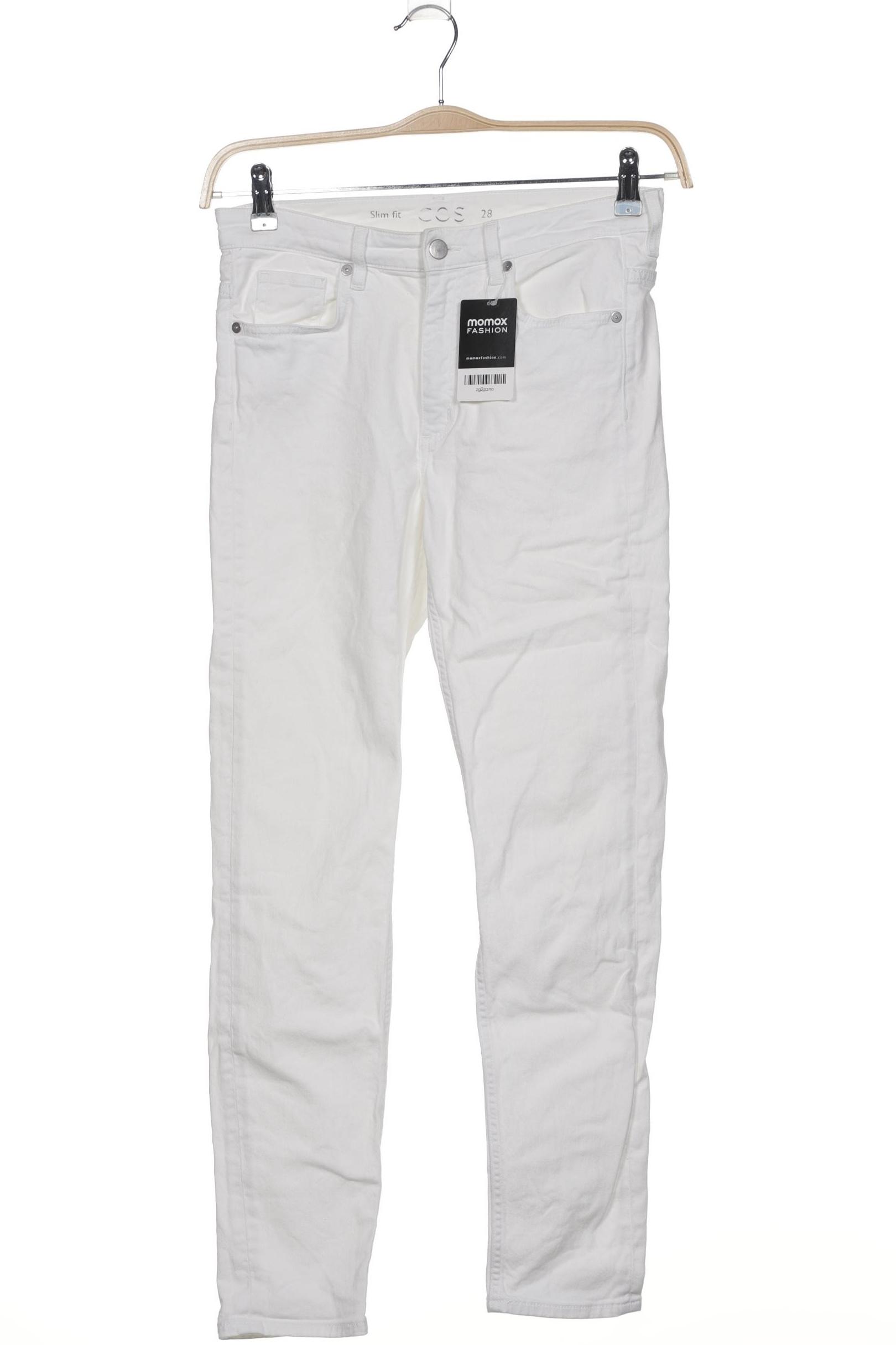 

COS Damen Jeans, weiß, Gr. 28