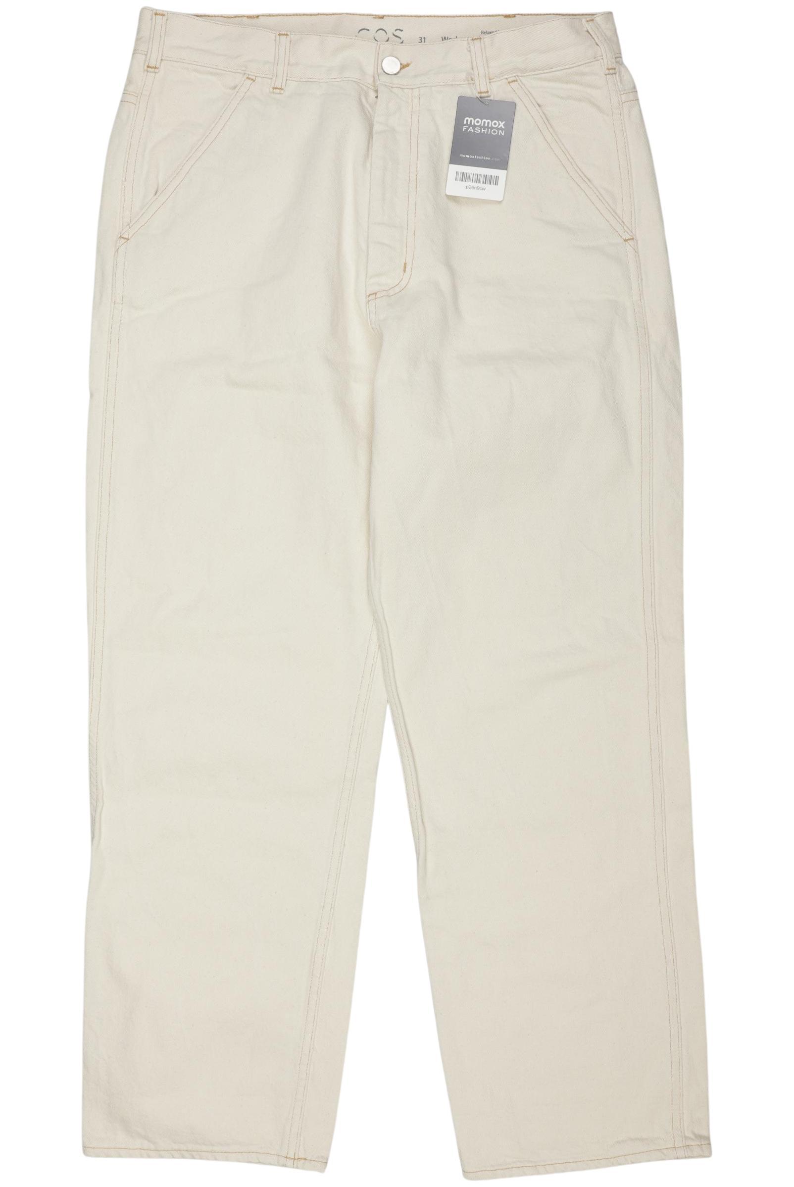 

COS Damen Jeans, cremeweiß, Gr. 31