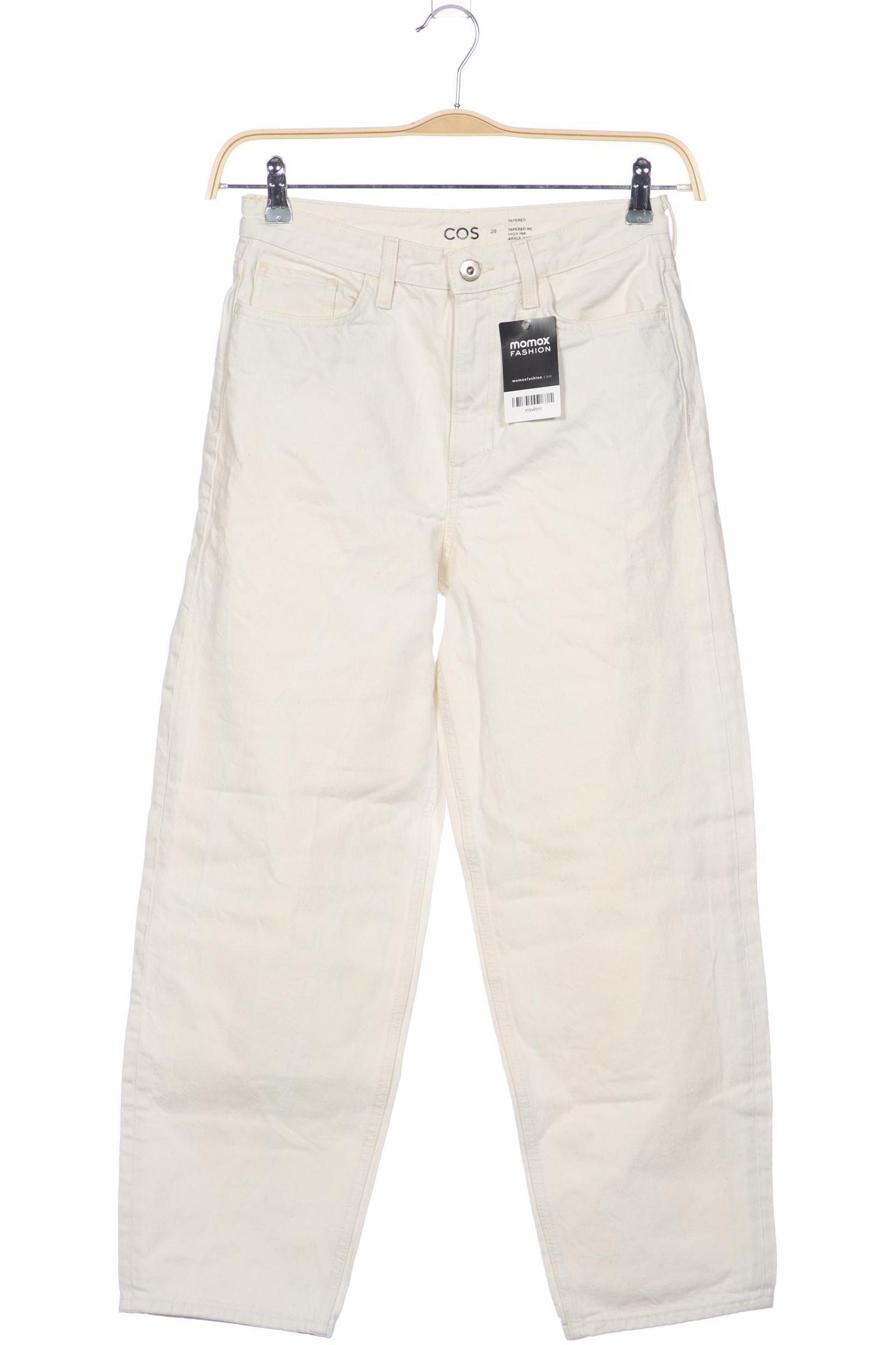 

COS Damen Jeans, cremeweiß, Gr. 28