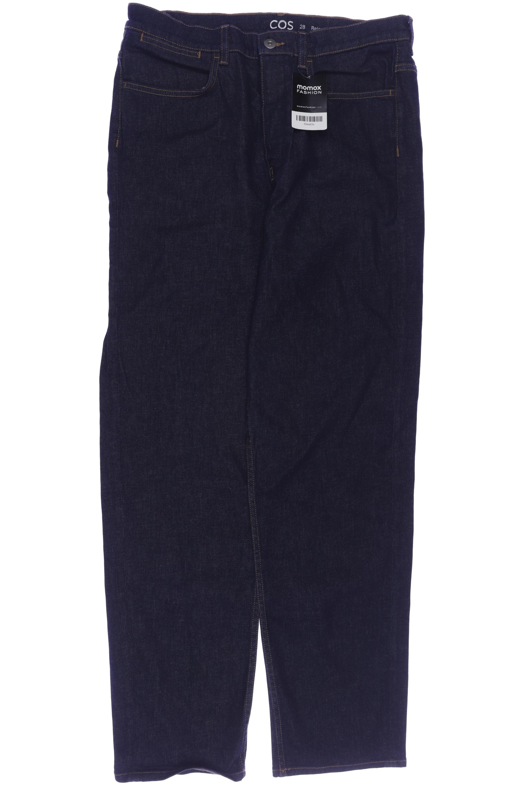 

COS Damen Jeans, marineblau, Gr. 28