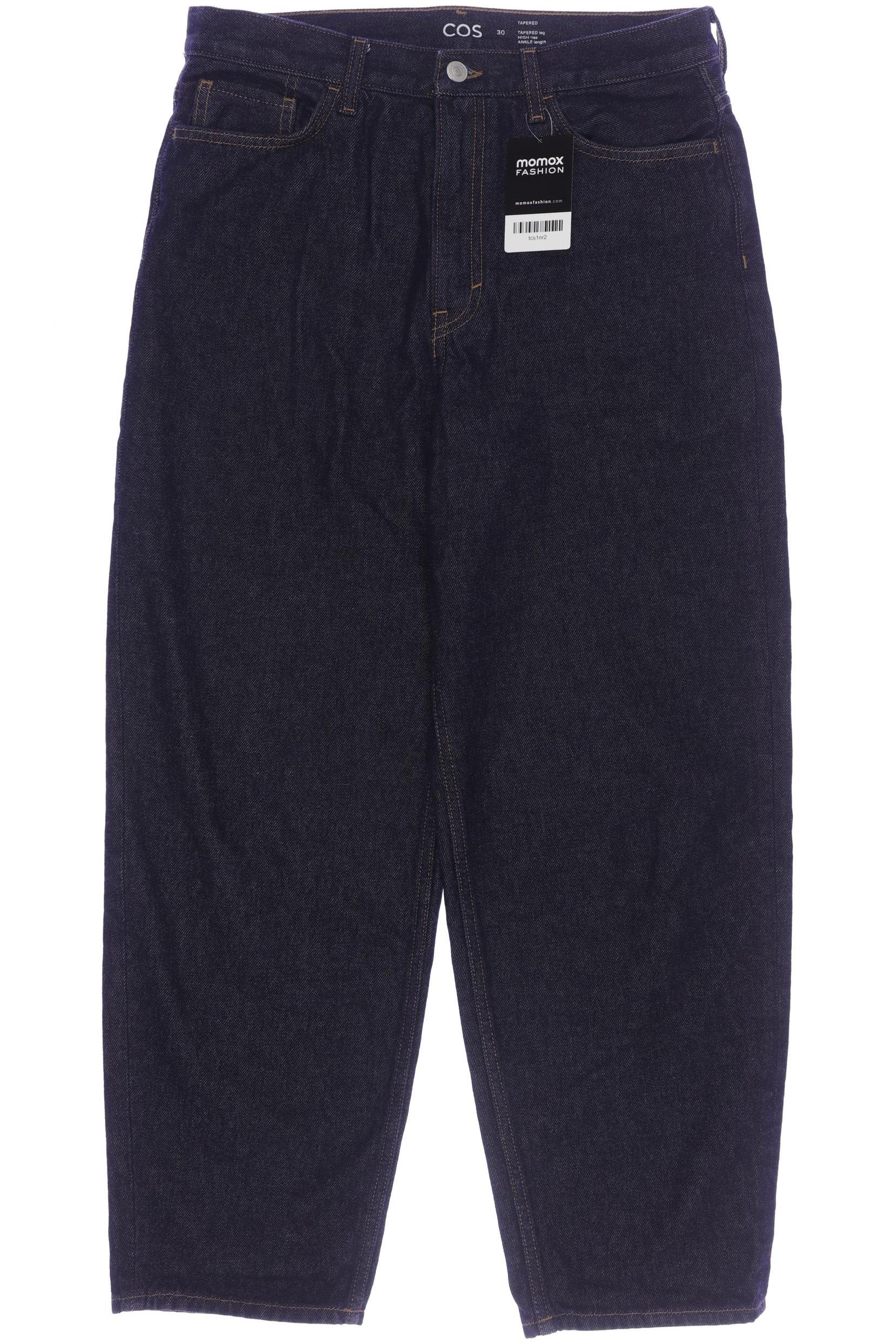 

COS Damen Jeans, marineblau, Gr. 30