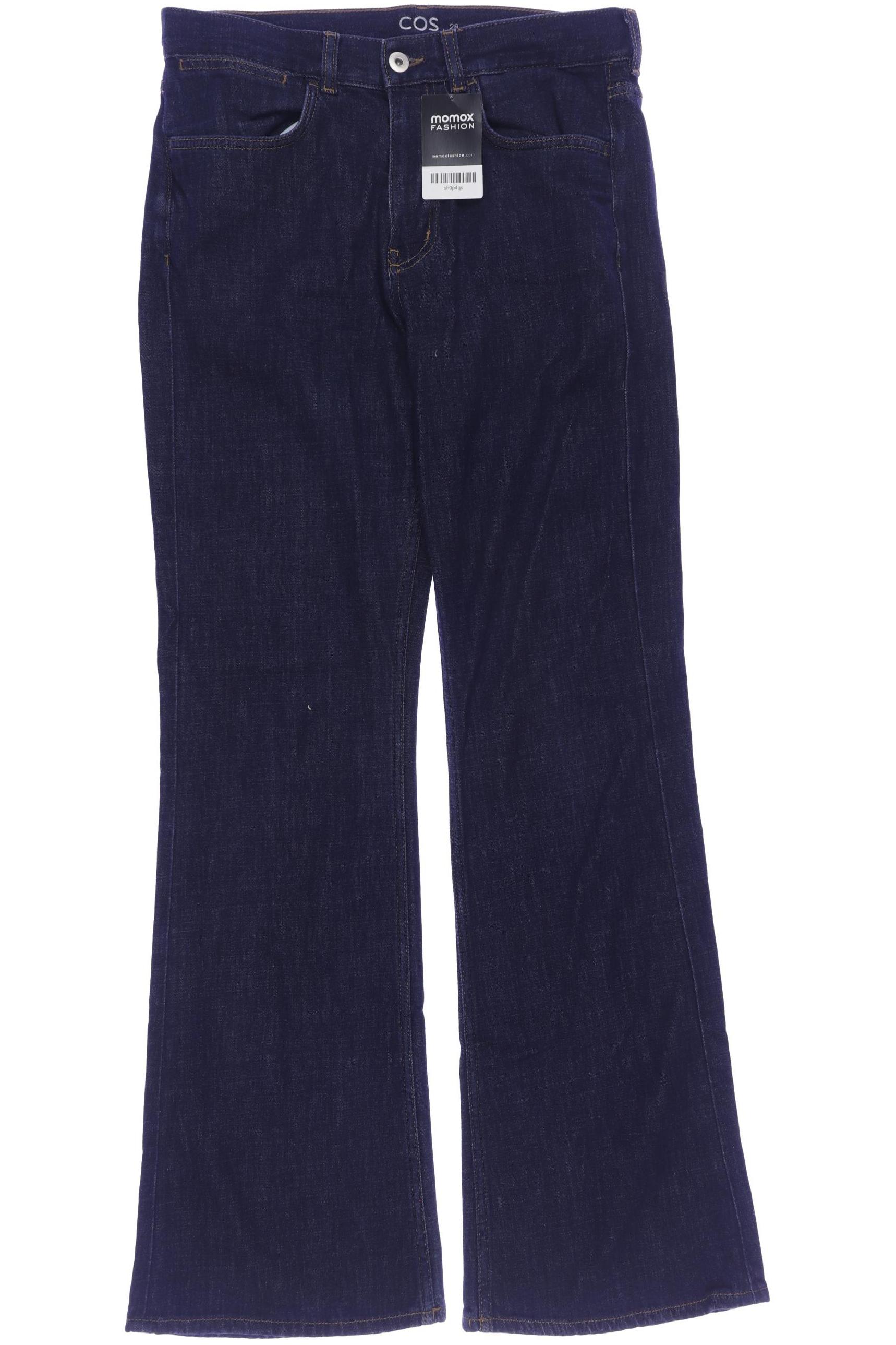 

COS Damen Jeans, marineblau, Gr. 28