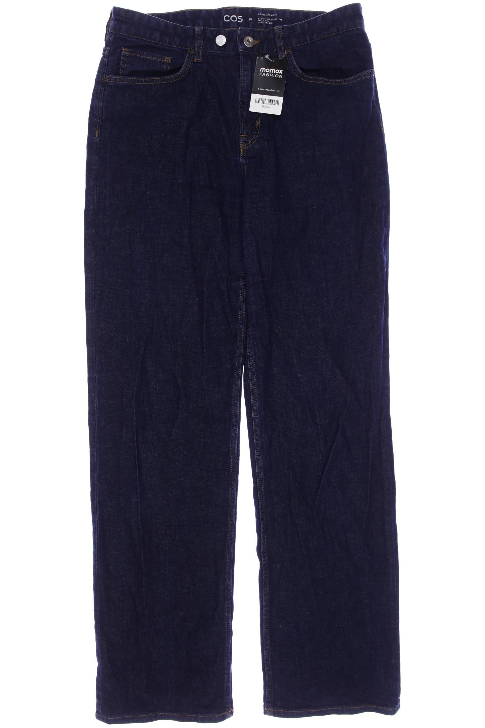 

COS Damen Jeans, marineblau, Gr. 30
