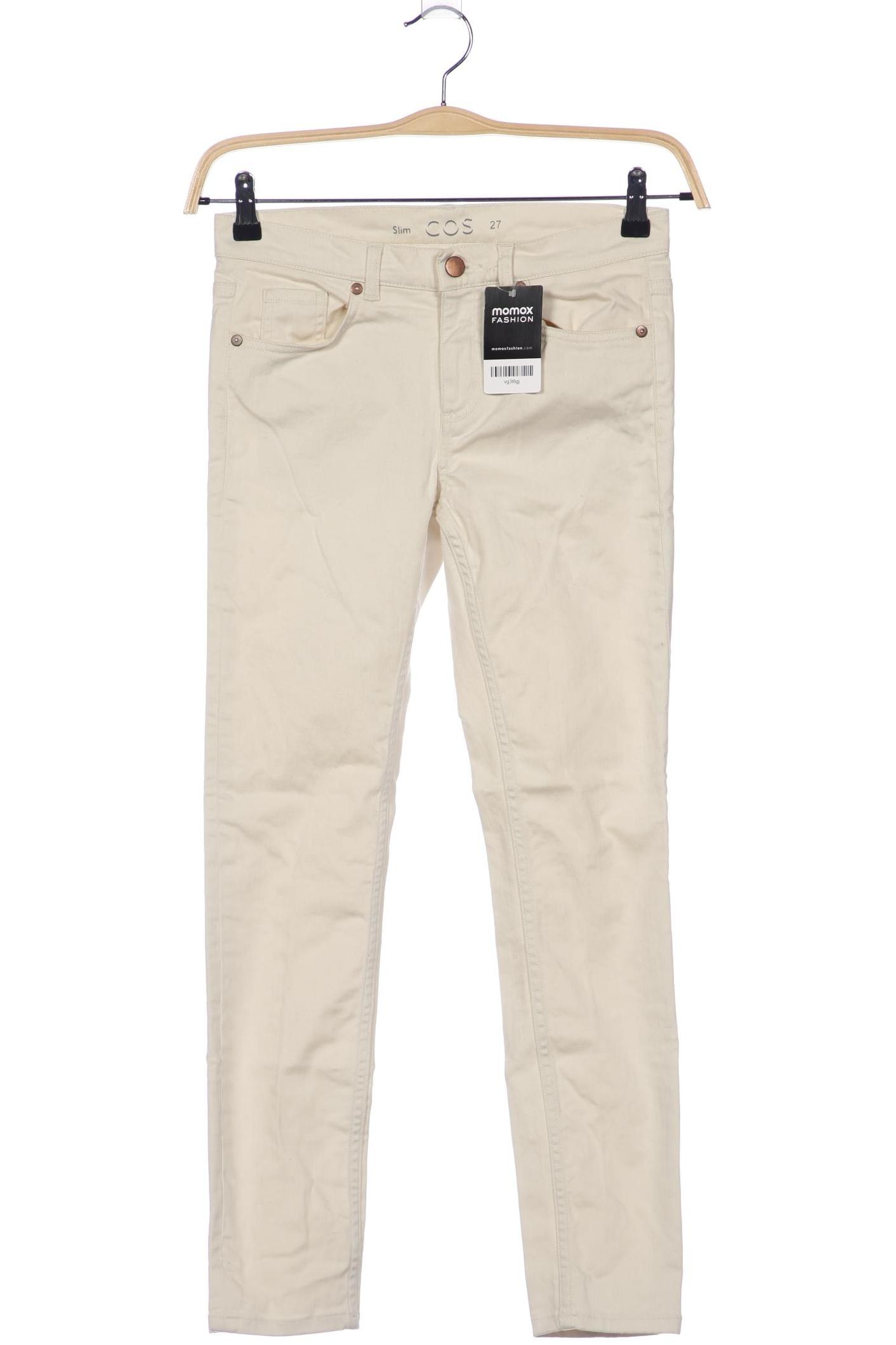 

COS Damen Jeans, cremeweiß, Gr. 27