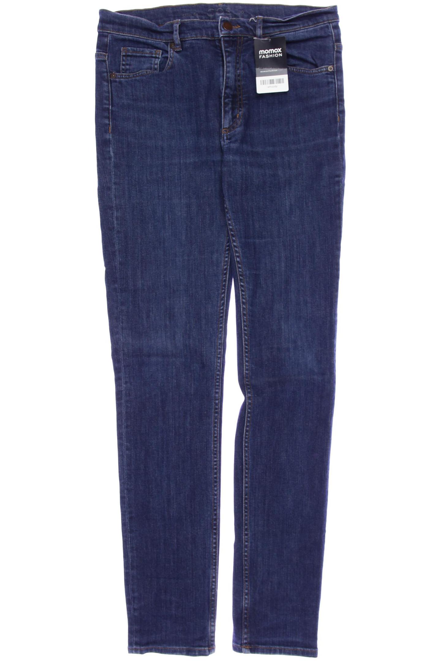 

COS Damen Jeans, marineblau, Gr. 30