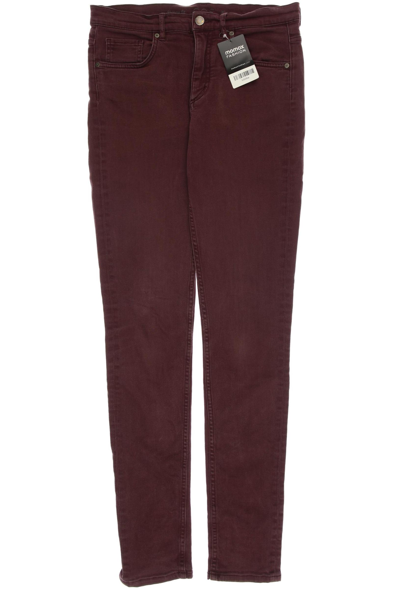 

COS Damen Jeans, bordeaux, Gr. 40