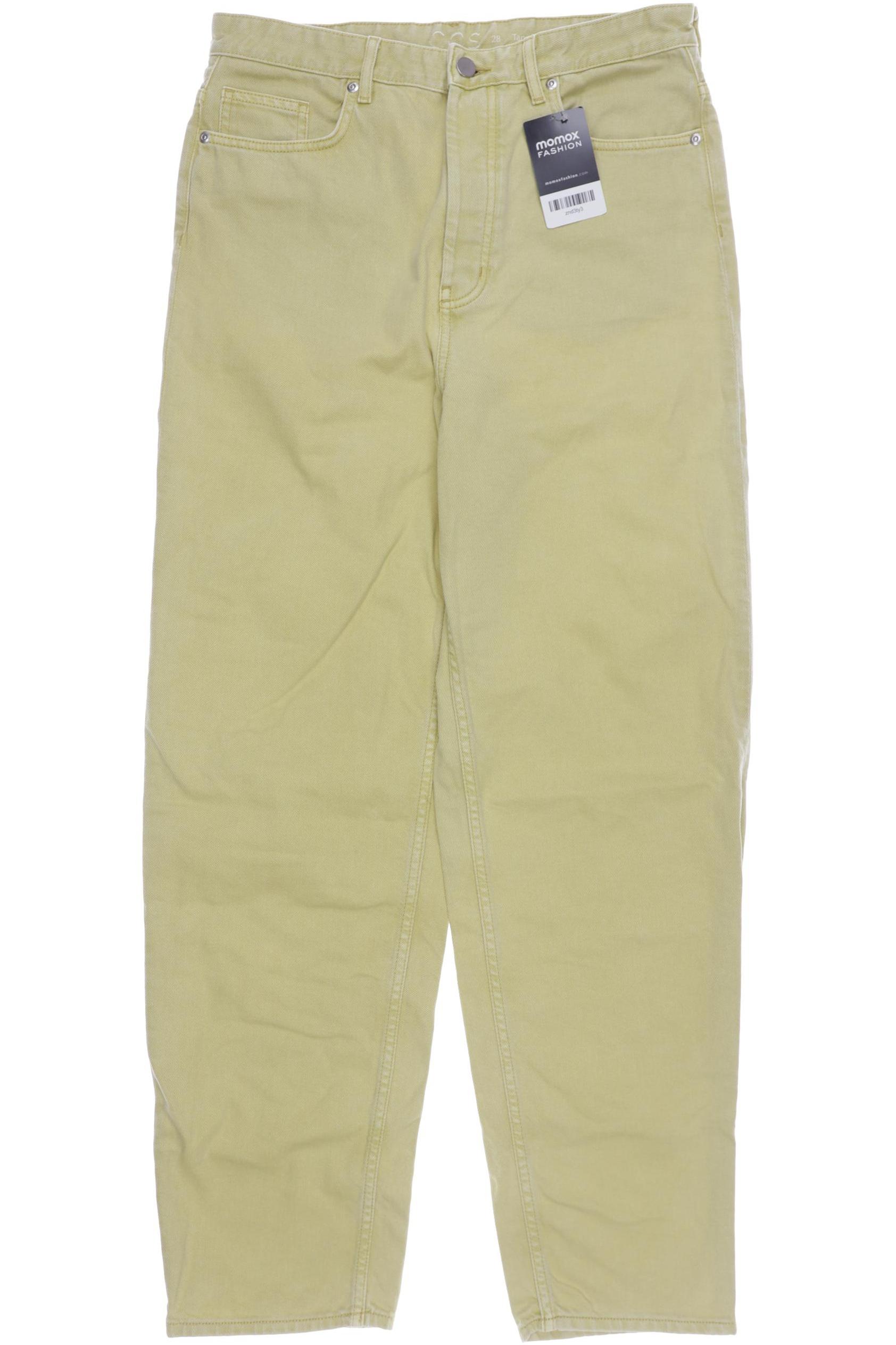 

COS Damen Jeans, gelb, Gr. 28