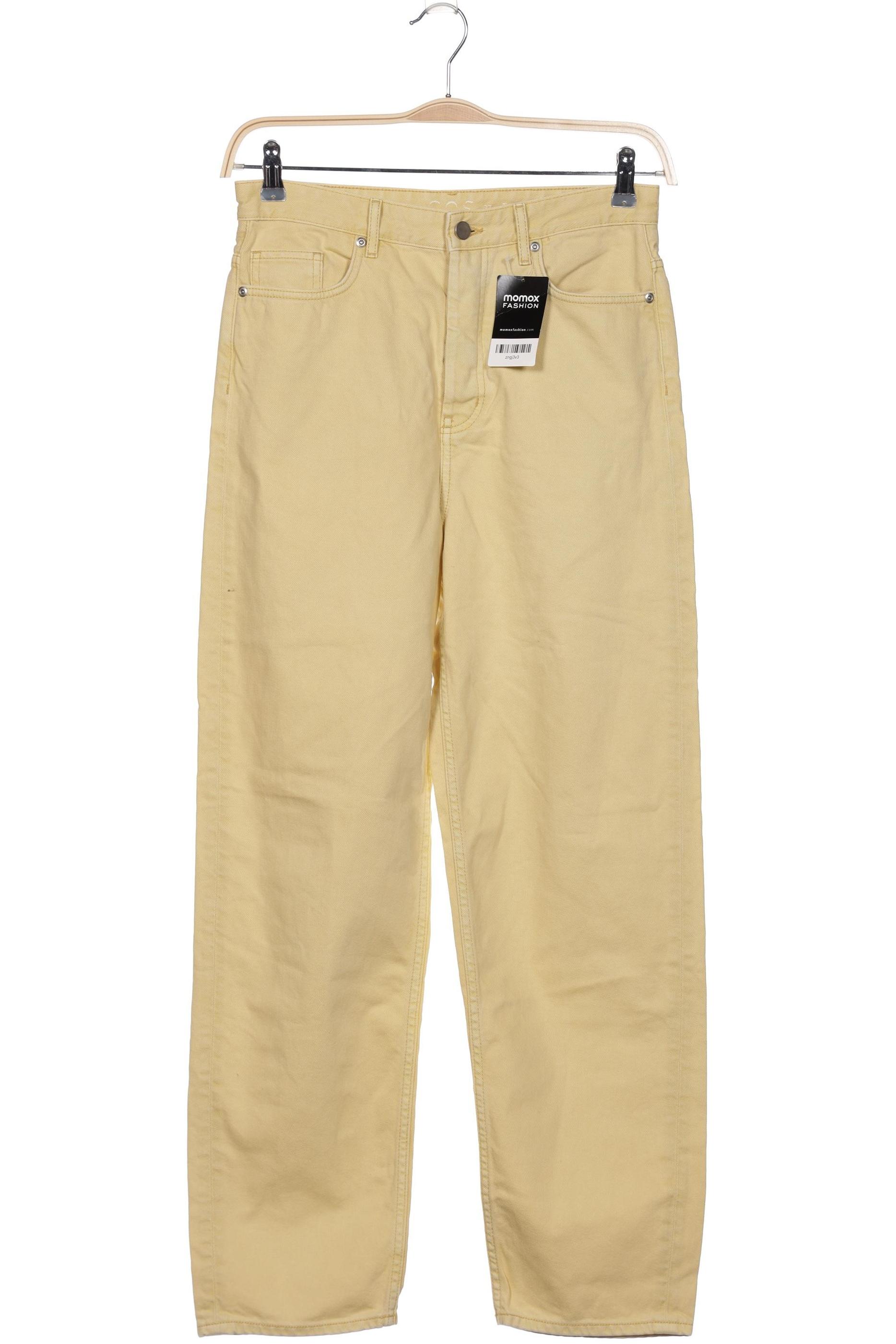

COS Damen Jeans, gelb, Gr. 27