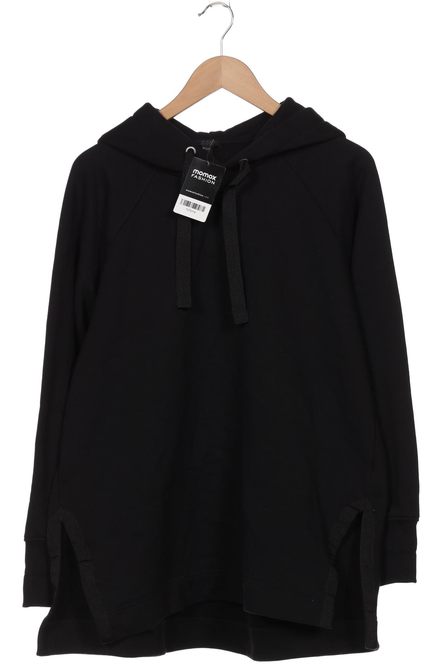 

COS Damen Kapuzenpullover, schwarz, Gr. 42