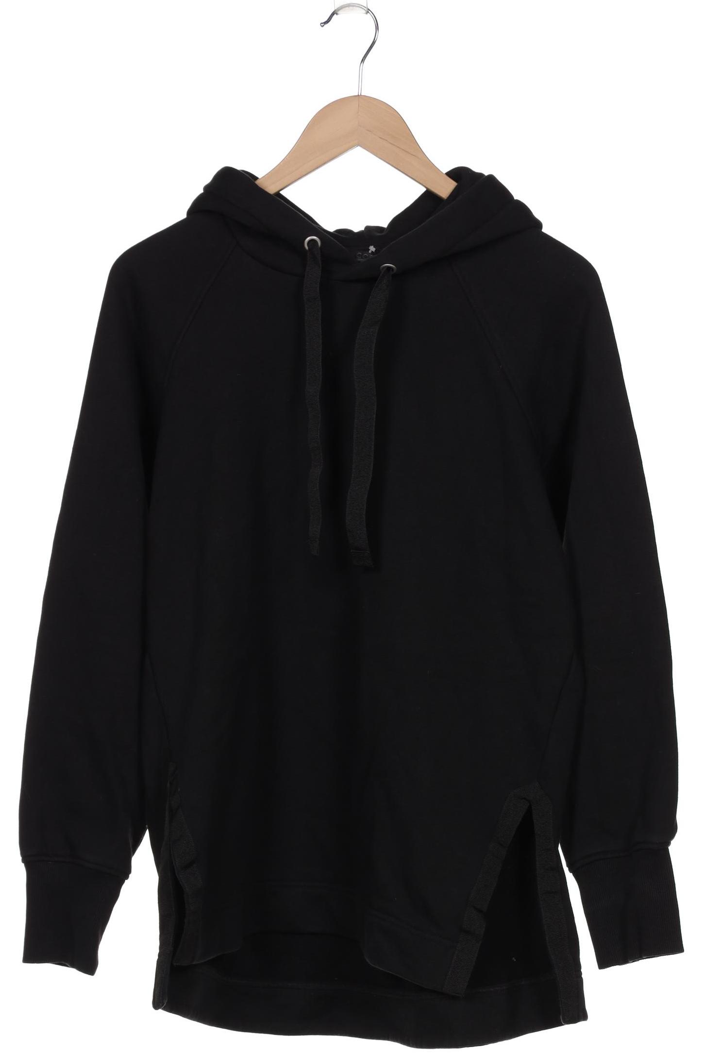 

COS Damen Kapuzenpullover, schwarz, Gr. 36