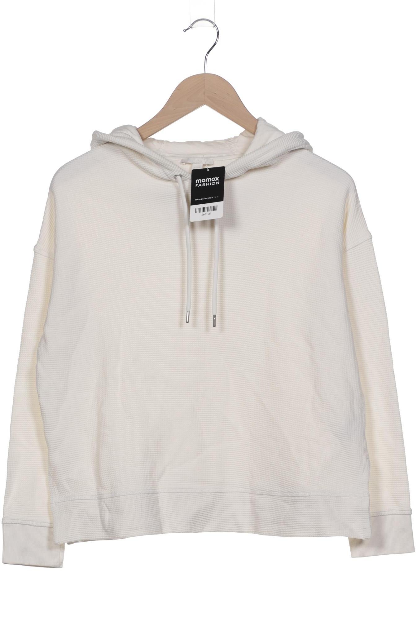 

COS Damen Kapuzenpullover, weiß, Gr. 38