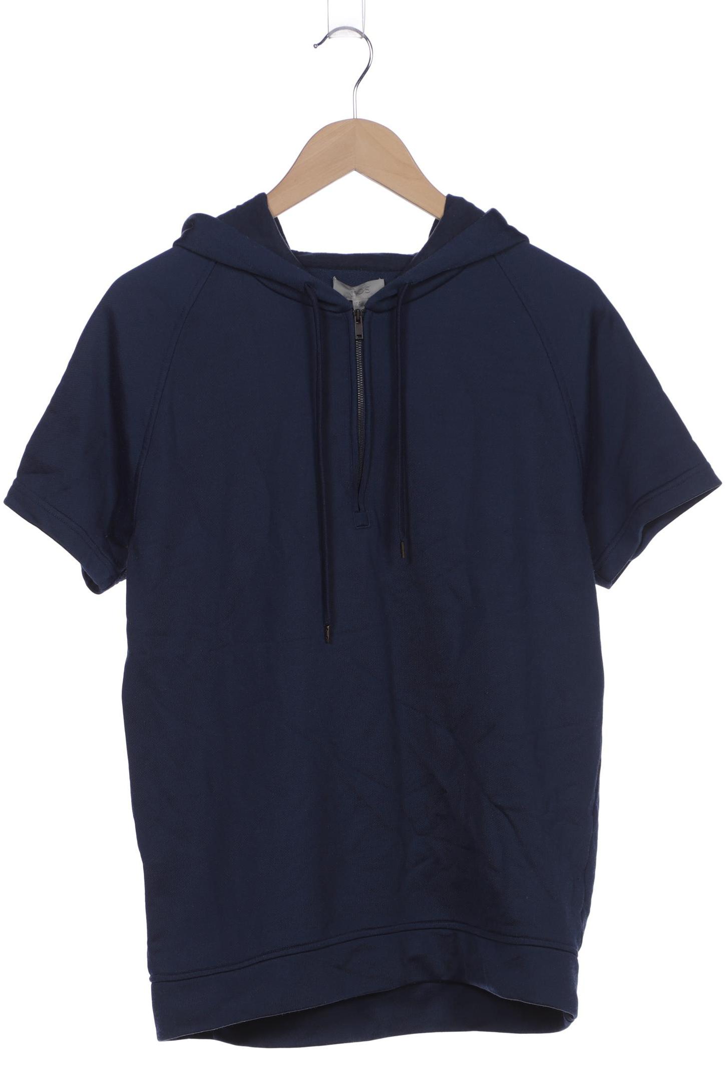 

COS Damen Kapuzenpullover, marineblau, Gr. 38