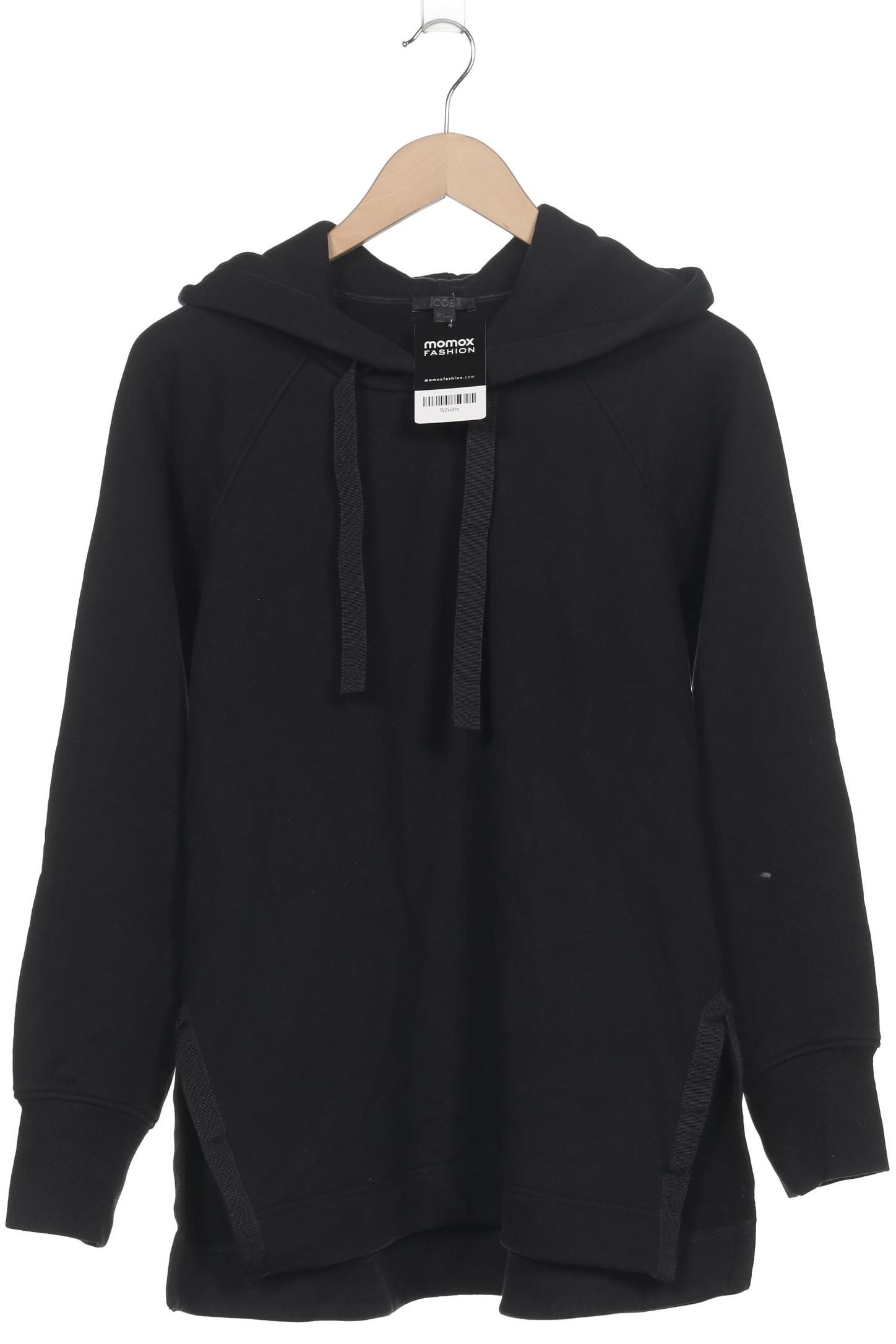 

COS Damen Kapuzenpullover, schwarz, Gr. 36