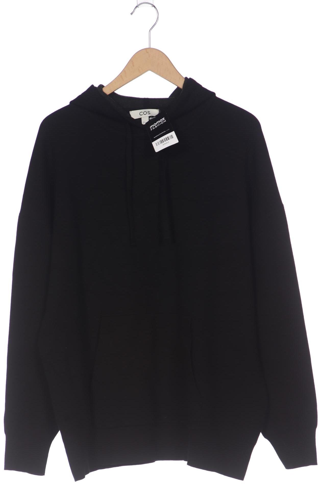 

COS Damen Kapuzenpullover, schwarz, Gr. 42
