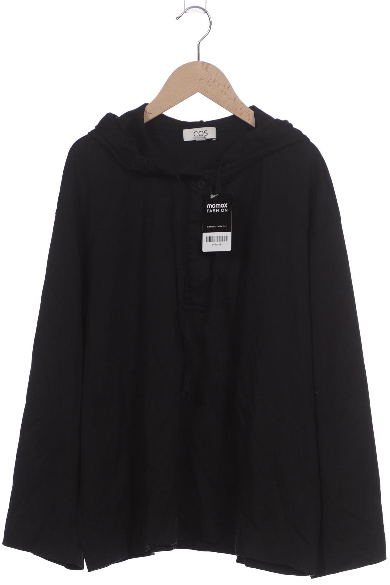 

COS Damen Kapuzenpullover, schwarz, Gr. 42