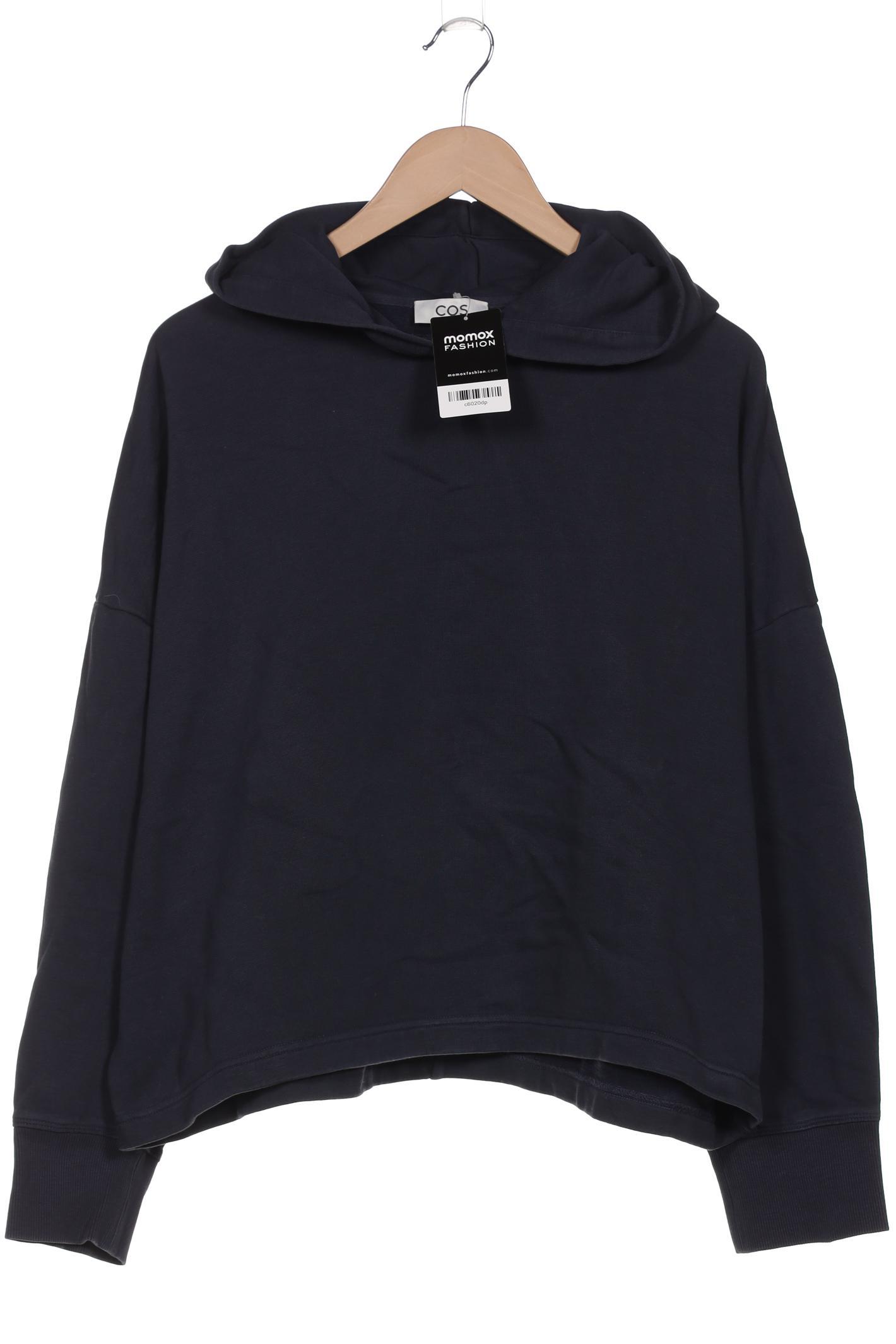 

COS Damen Kapuzenpullover, marineblau, Gr. 38