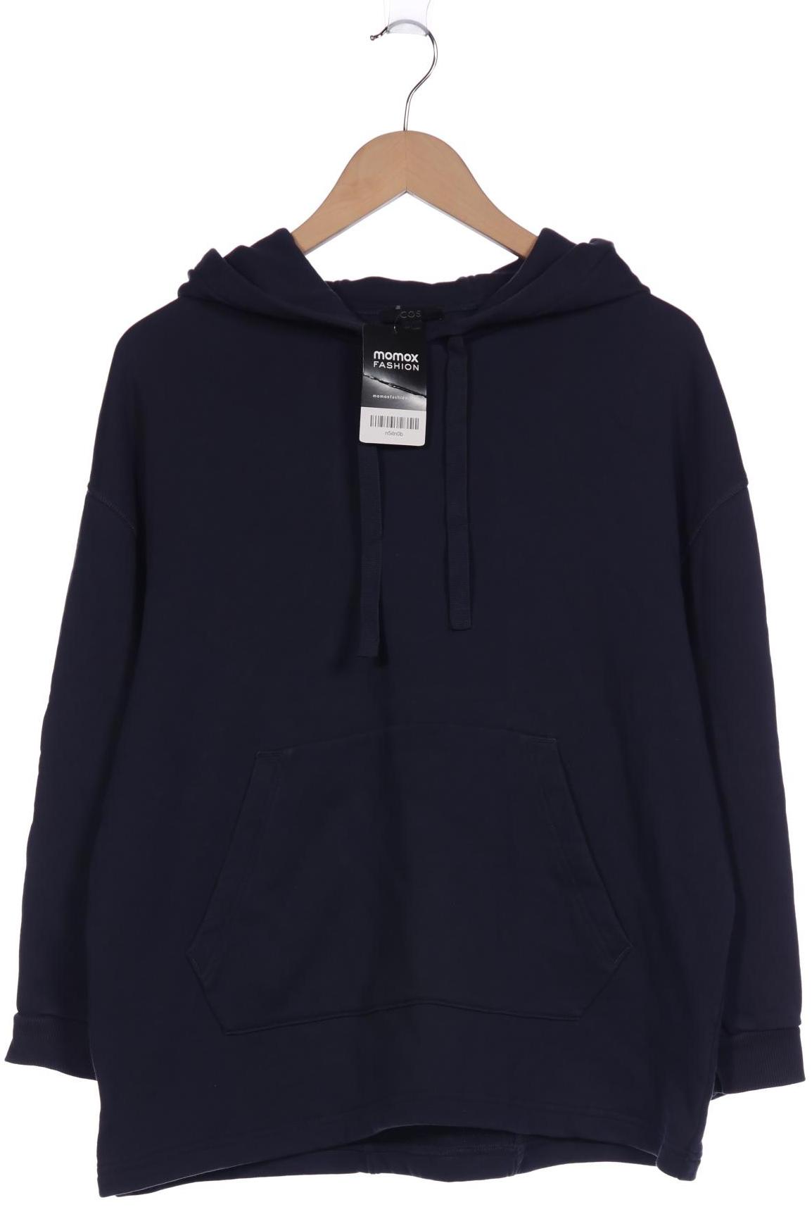 

COS Damen Kapuzenpullover, marineblau, Gr. 42