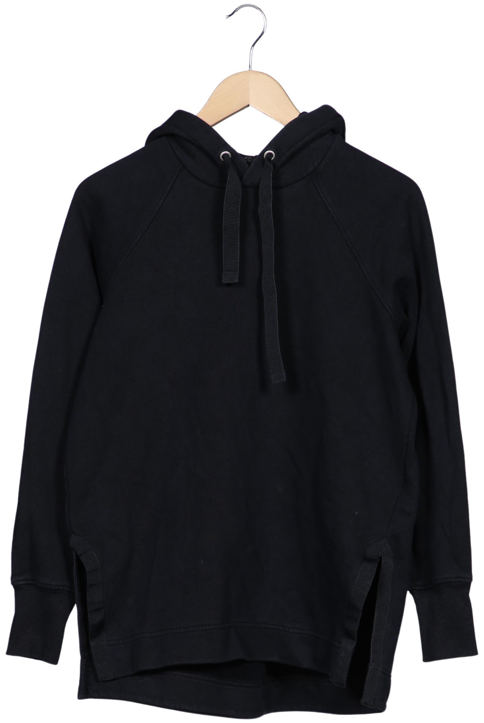 

COS Damen Kapuzenpullover, schwarz, Gr. 36