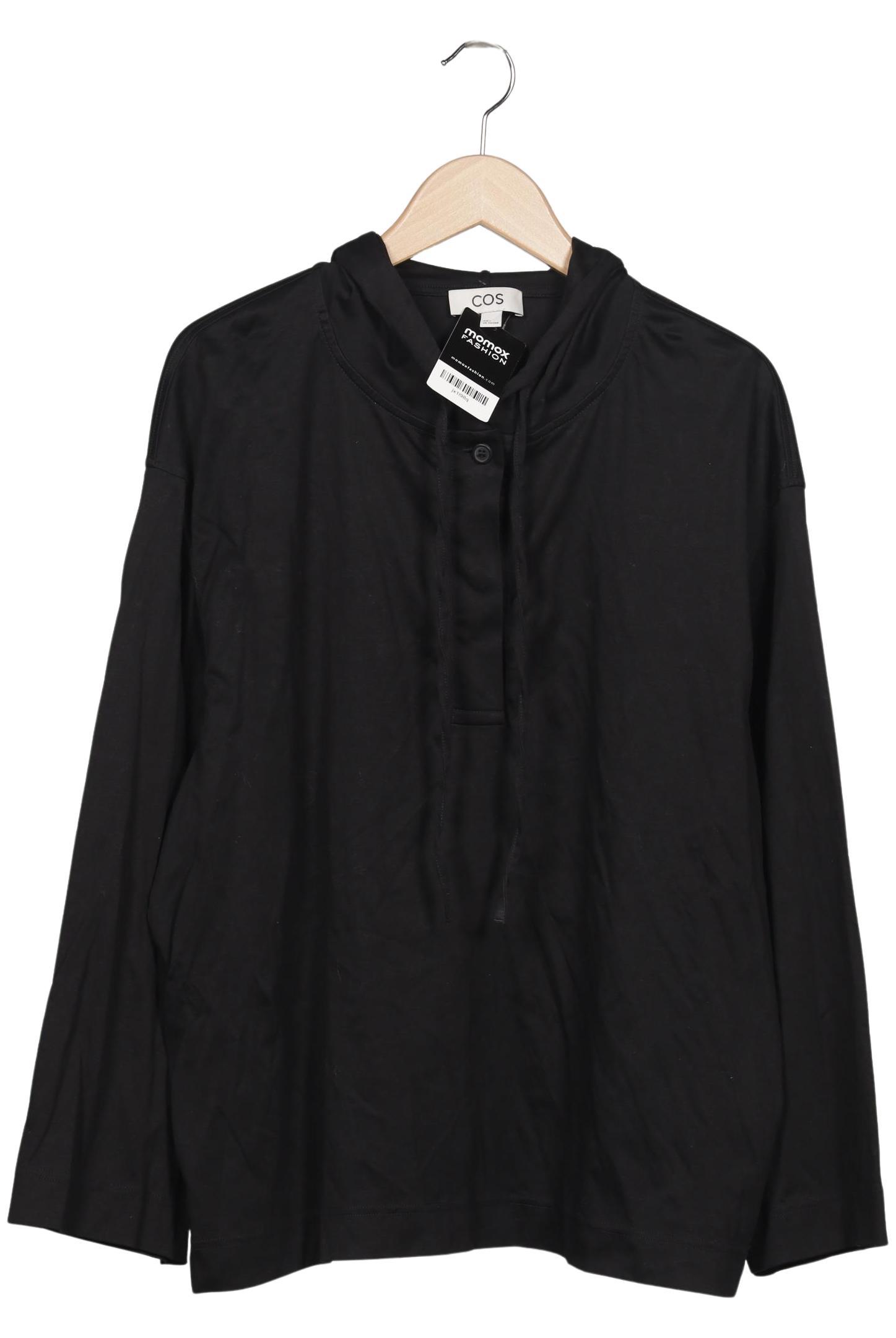 

COS Damen Kapuzenpullover, schwarz, Gr. 42