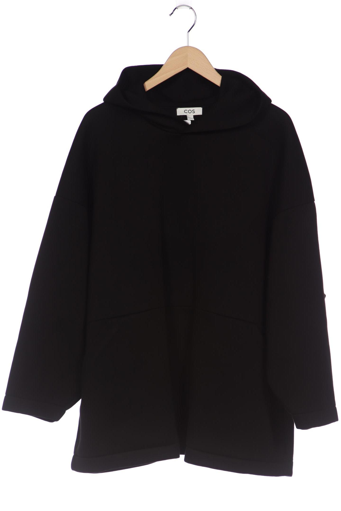 

COS Damen Kapuzenpullover, schwarz, Gr. 38