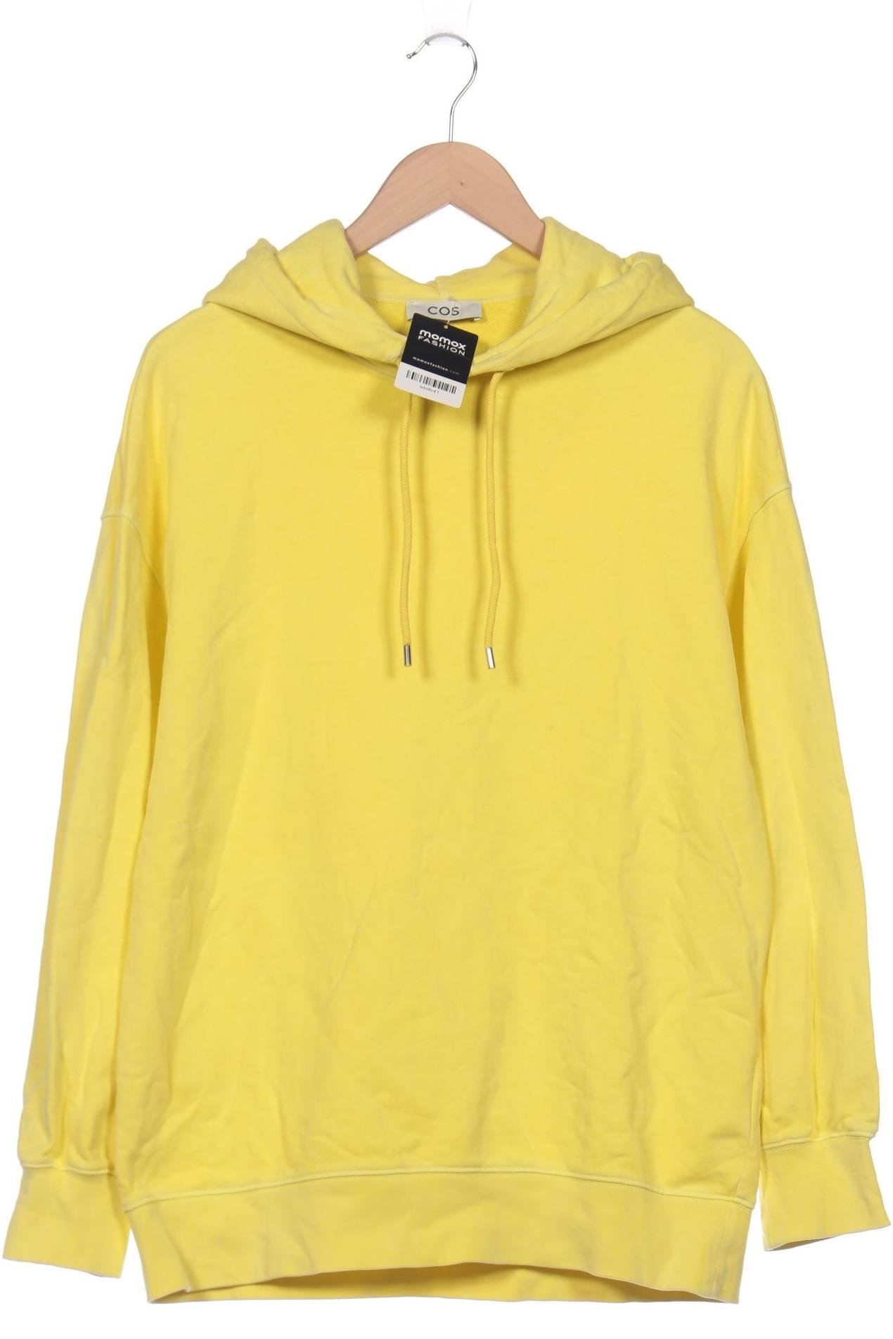 

COS Damen Kapuzenpullover, gelb, Gr. 34