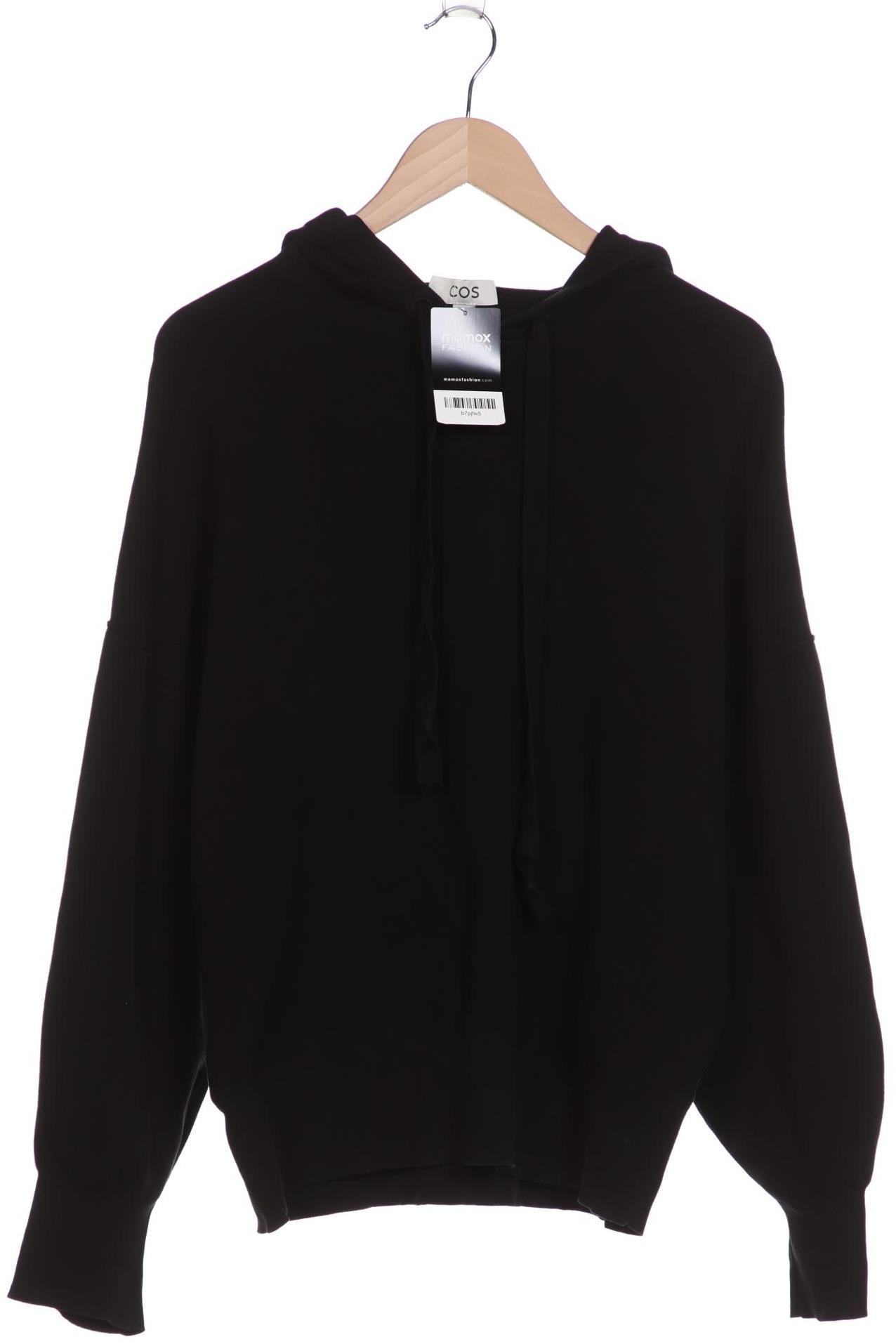 

COS Damen Kapuzenpullover, schwarz, Gr. 38