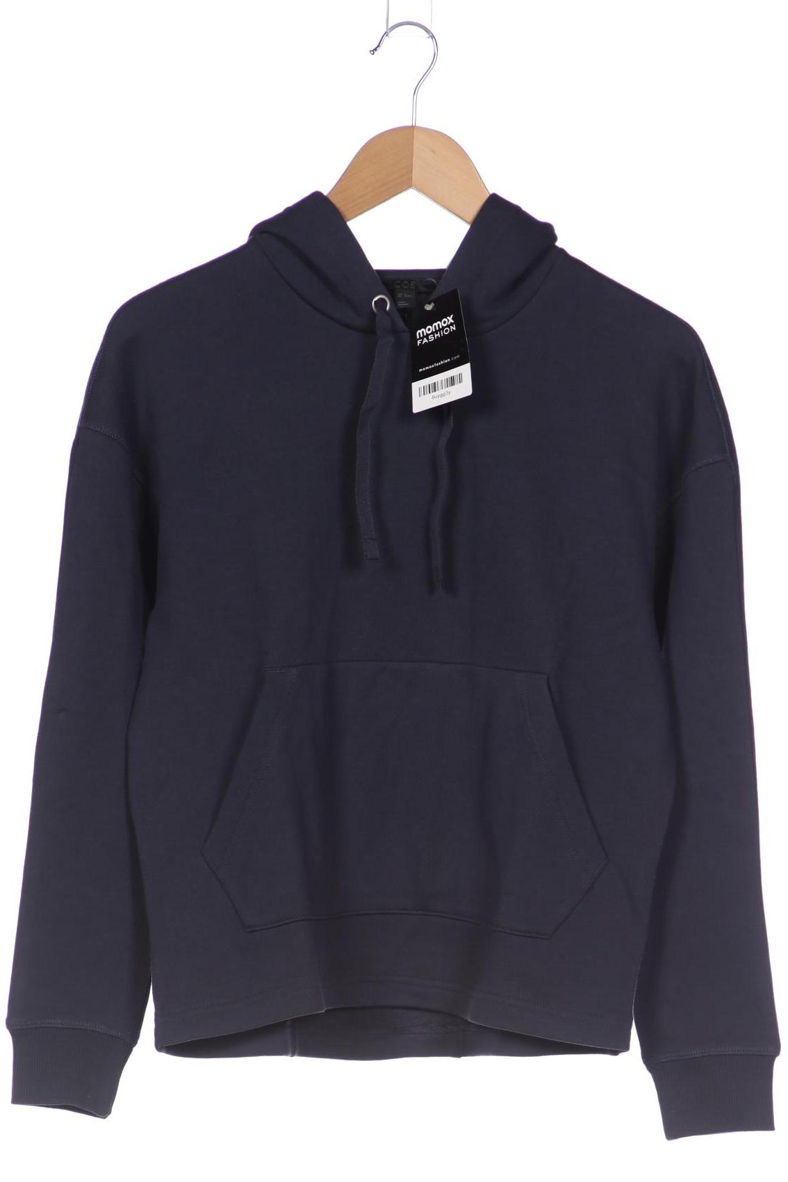 

COS Damen Kapuzenpullover, marineblau, Gr. 34