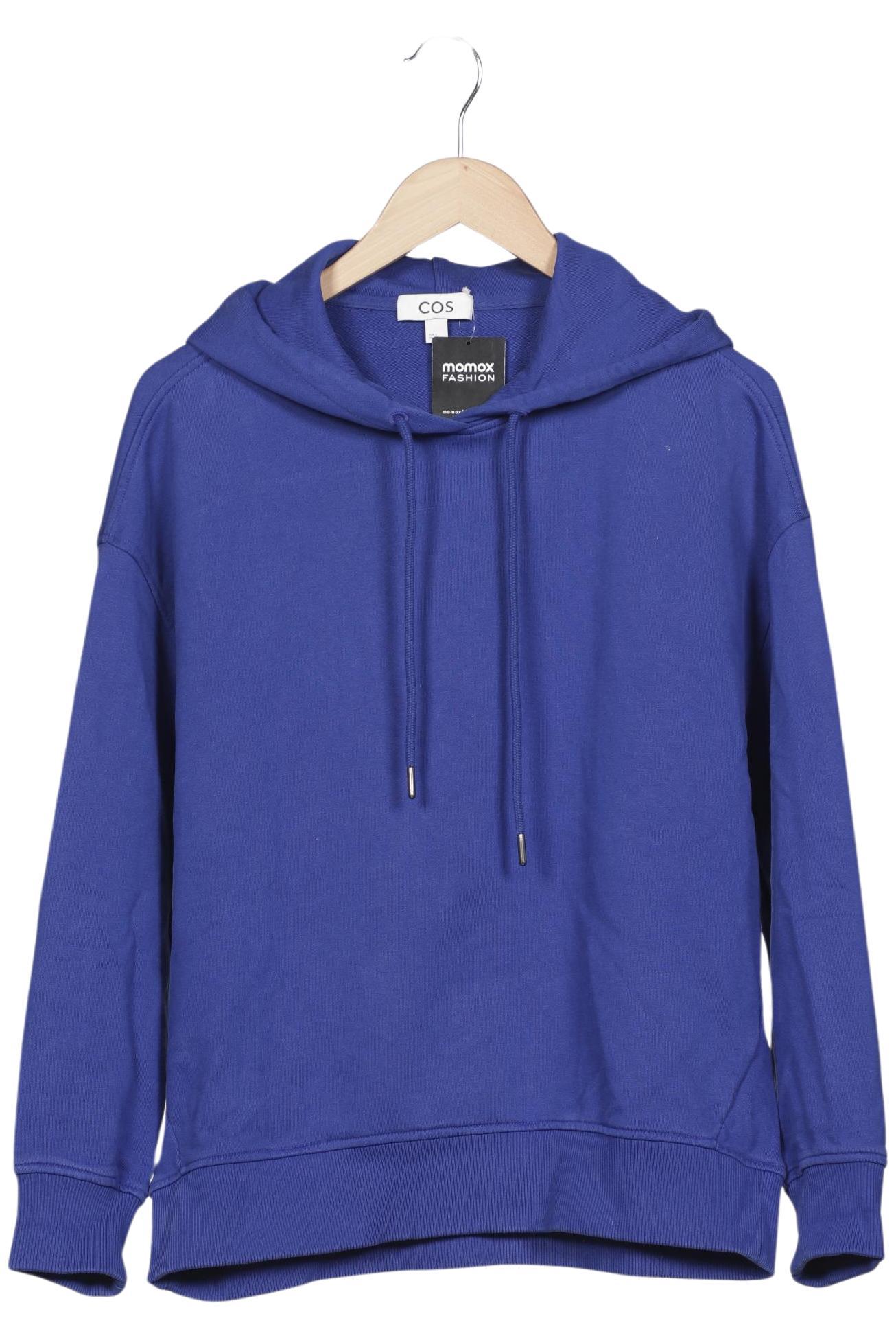 

COS Damen Kapuzenpullover, blau, Gr. 36