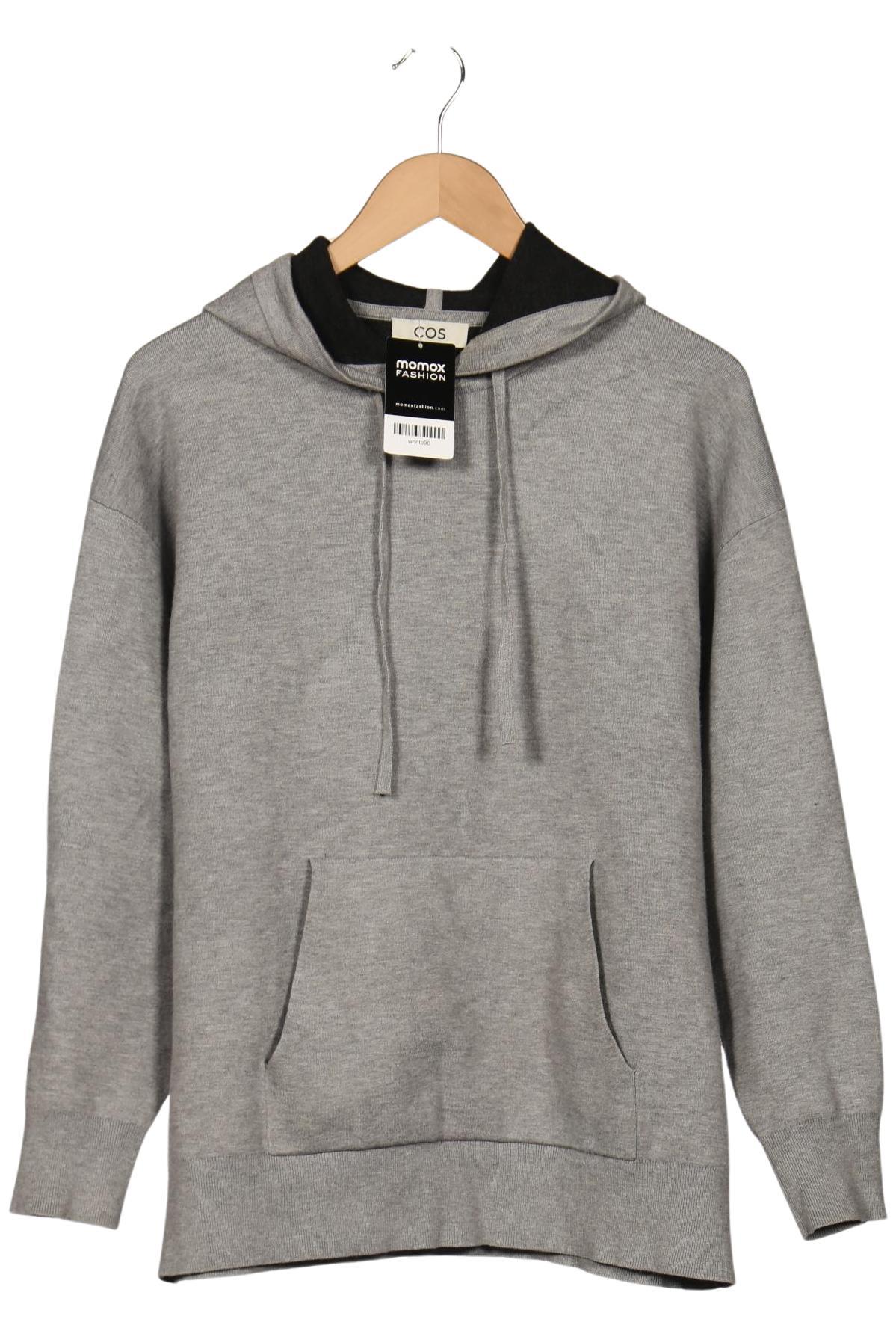 

COS Damen Kapuzenpullover, grau, Gr. 36