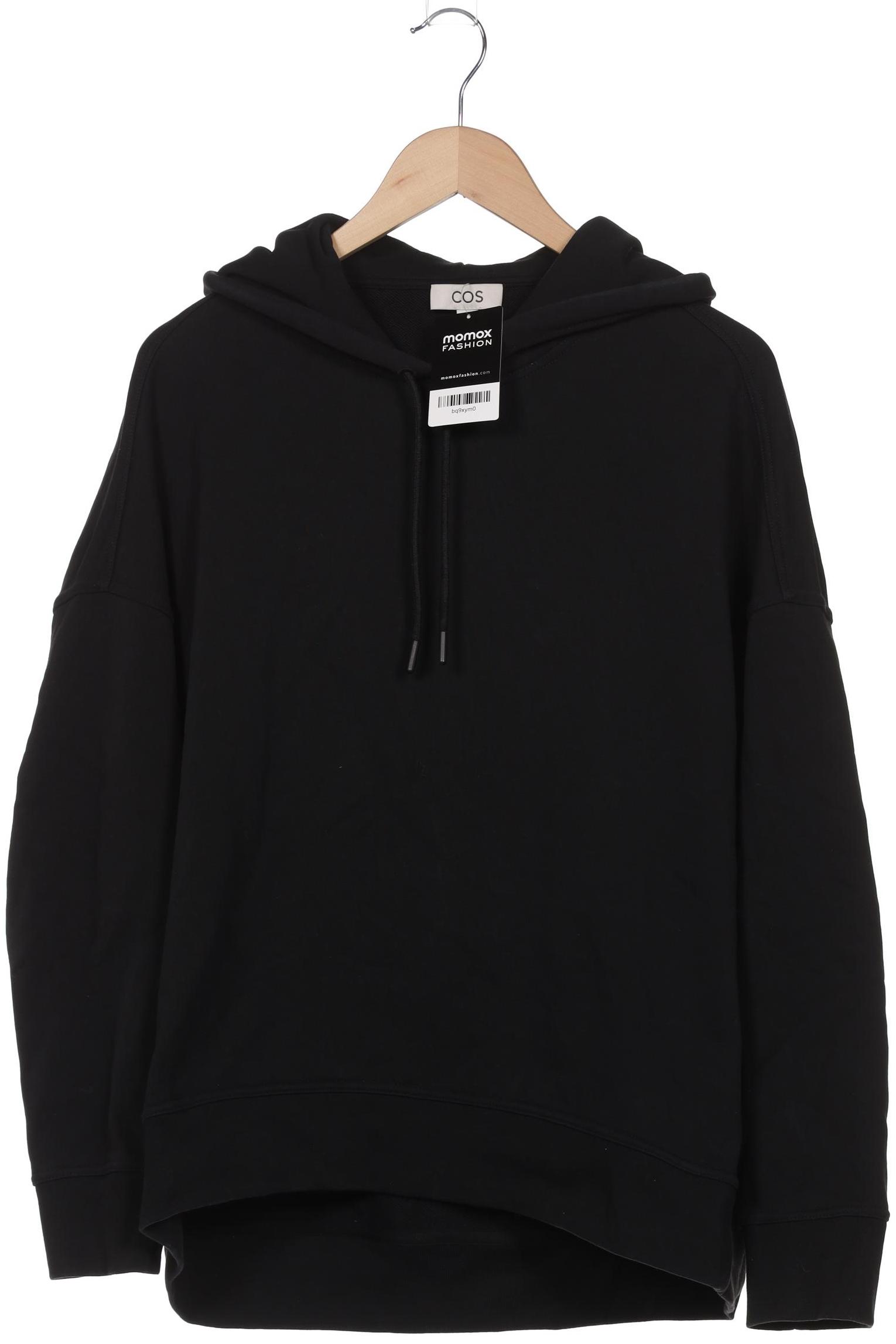 

COS Damen Kapuzenpullover, schwarz, Gr. 36