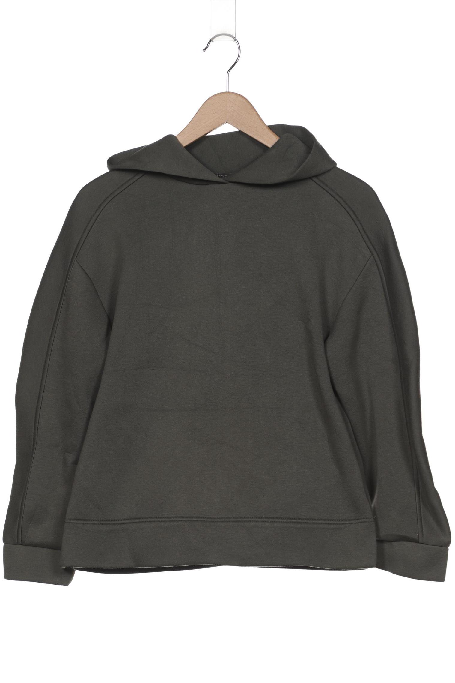 

COS Damen Kapuzenpullover, grün, Gr. 34