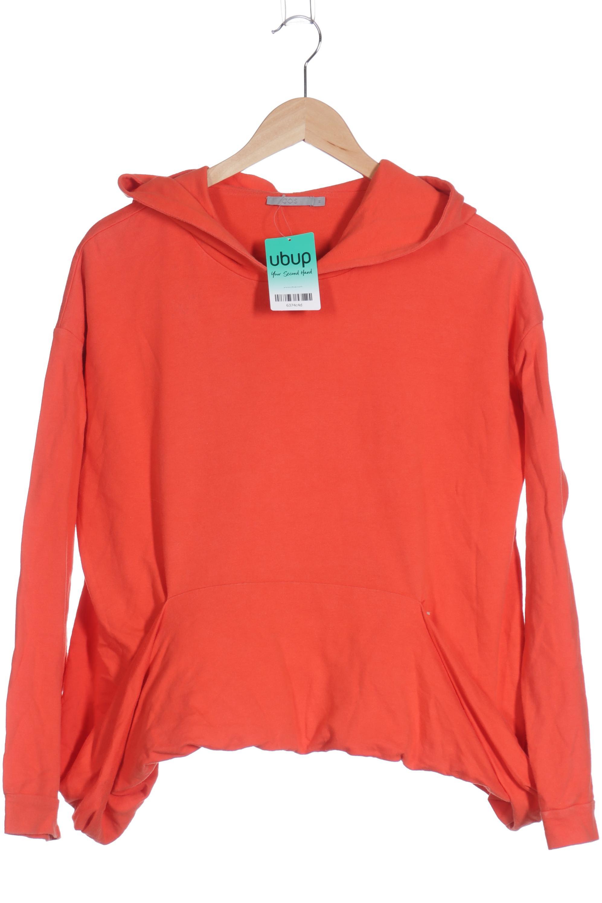 

COS Damen Kapuzenpullover, orange, Gr. 38