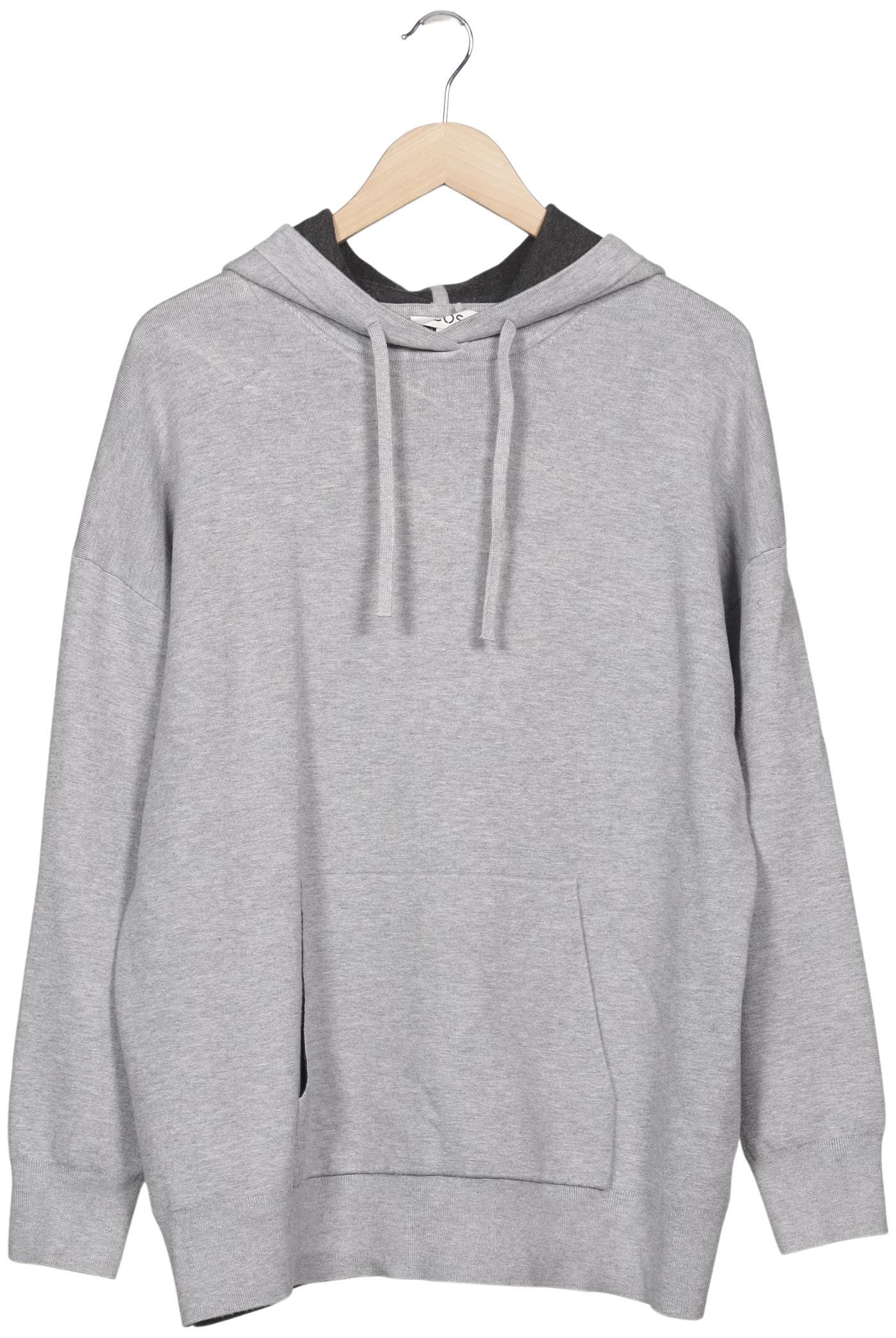 

COS Damen Kapuzenpullover, grau, Gr. 42