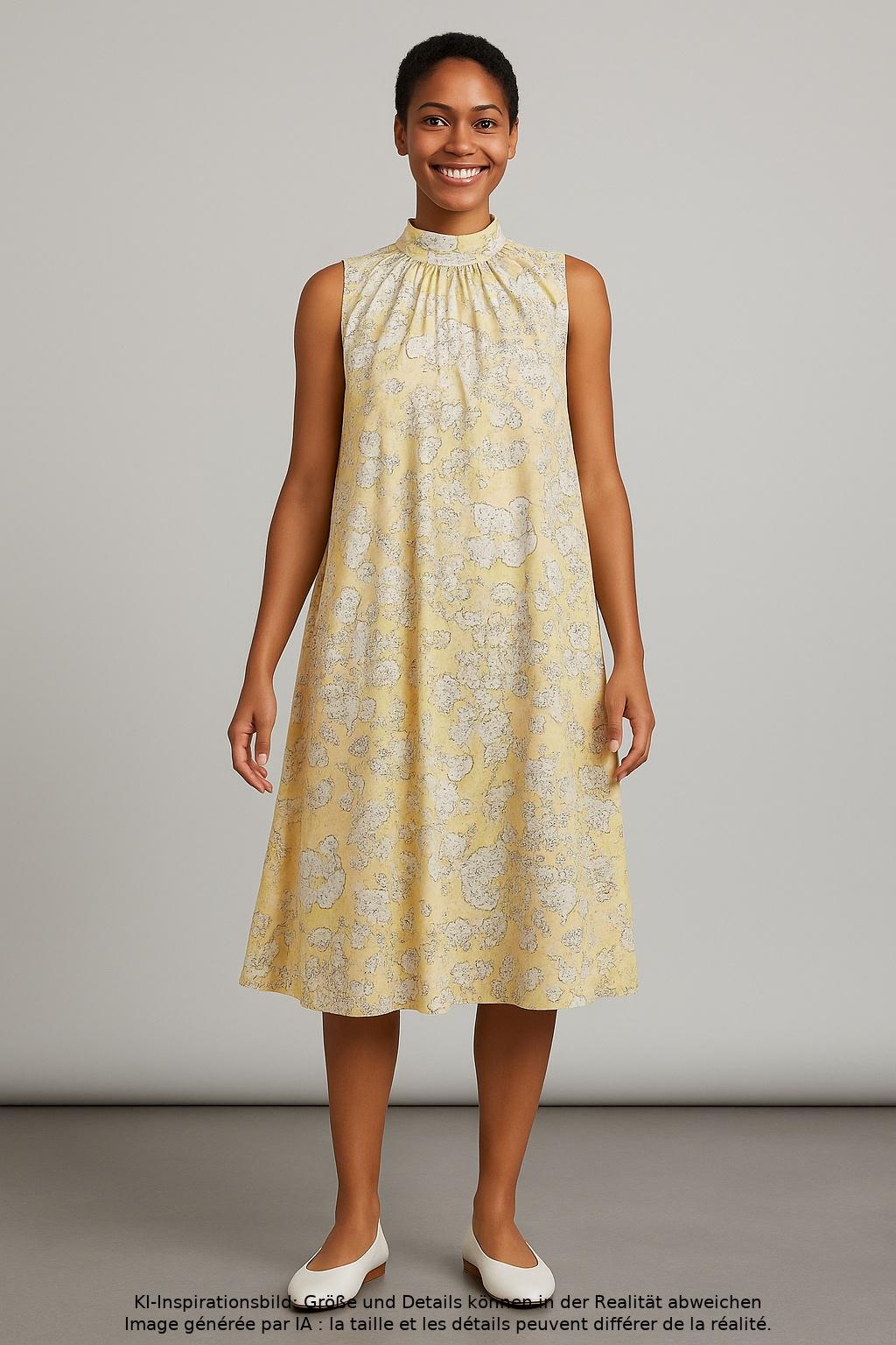 

COS Damen Kleid, gelb, Gr. 40