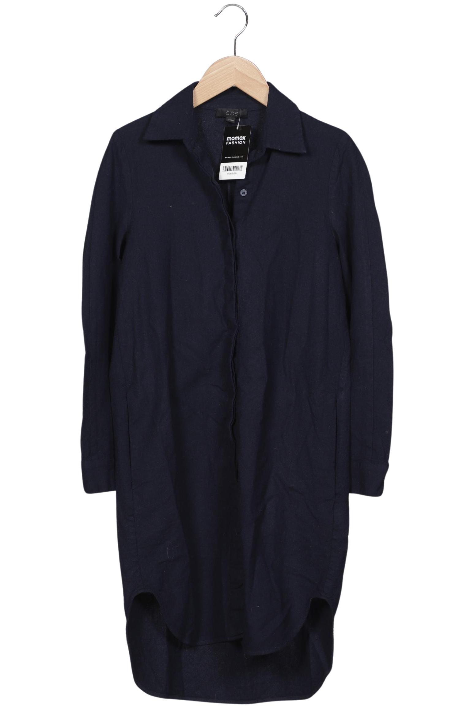

COS Damen Kleid, marineblau, Gr. 34