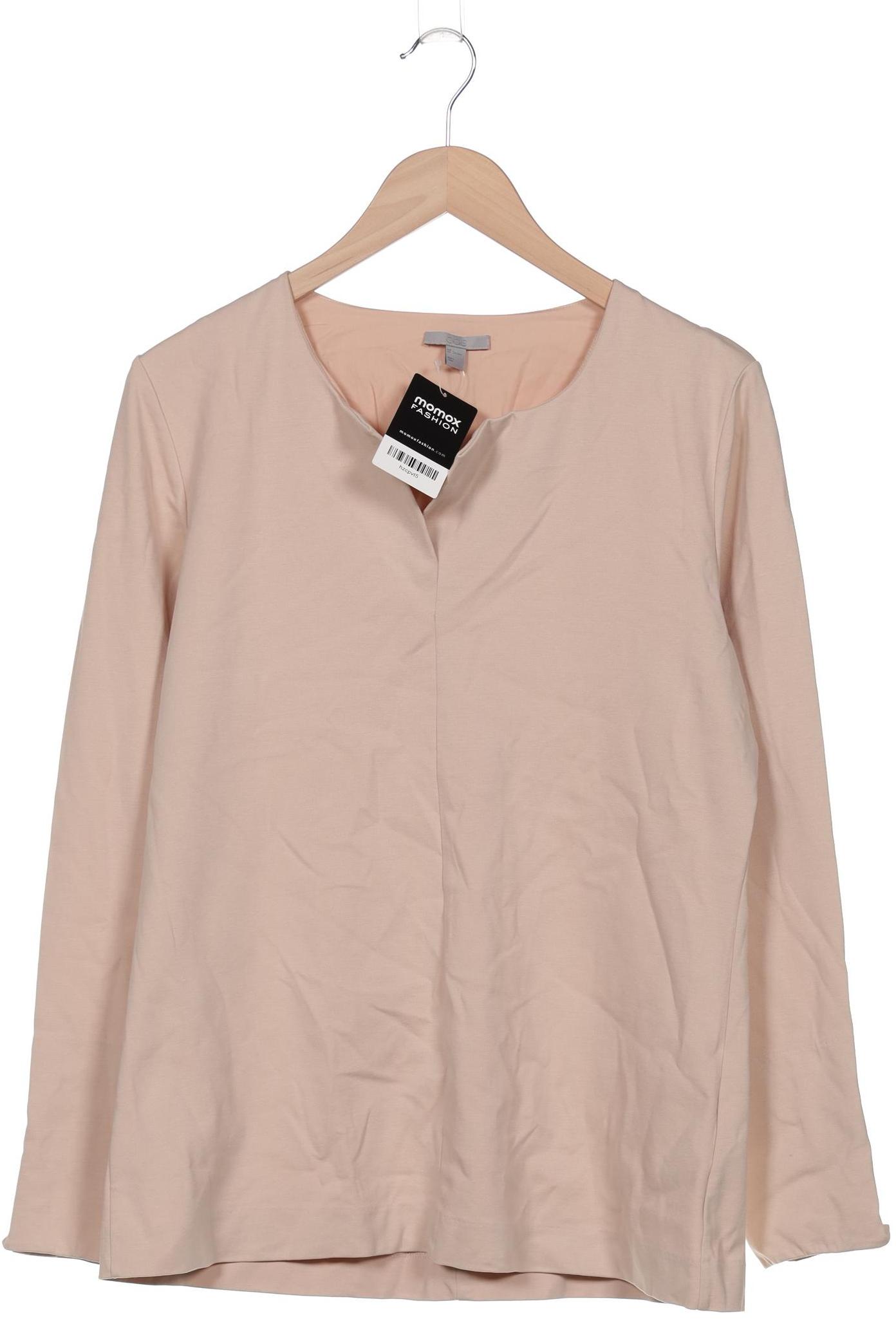 

COS Damen Langarmshirt, beige, Gr. 42