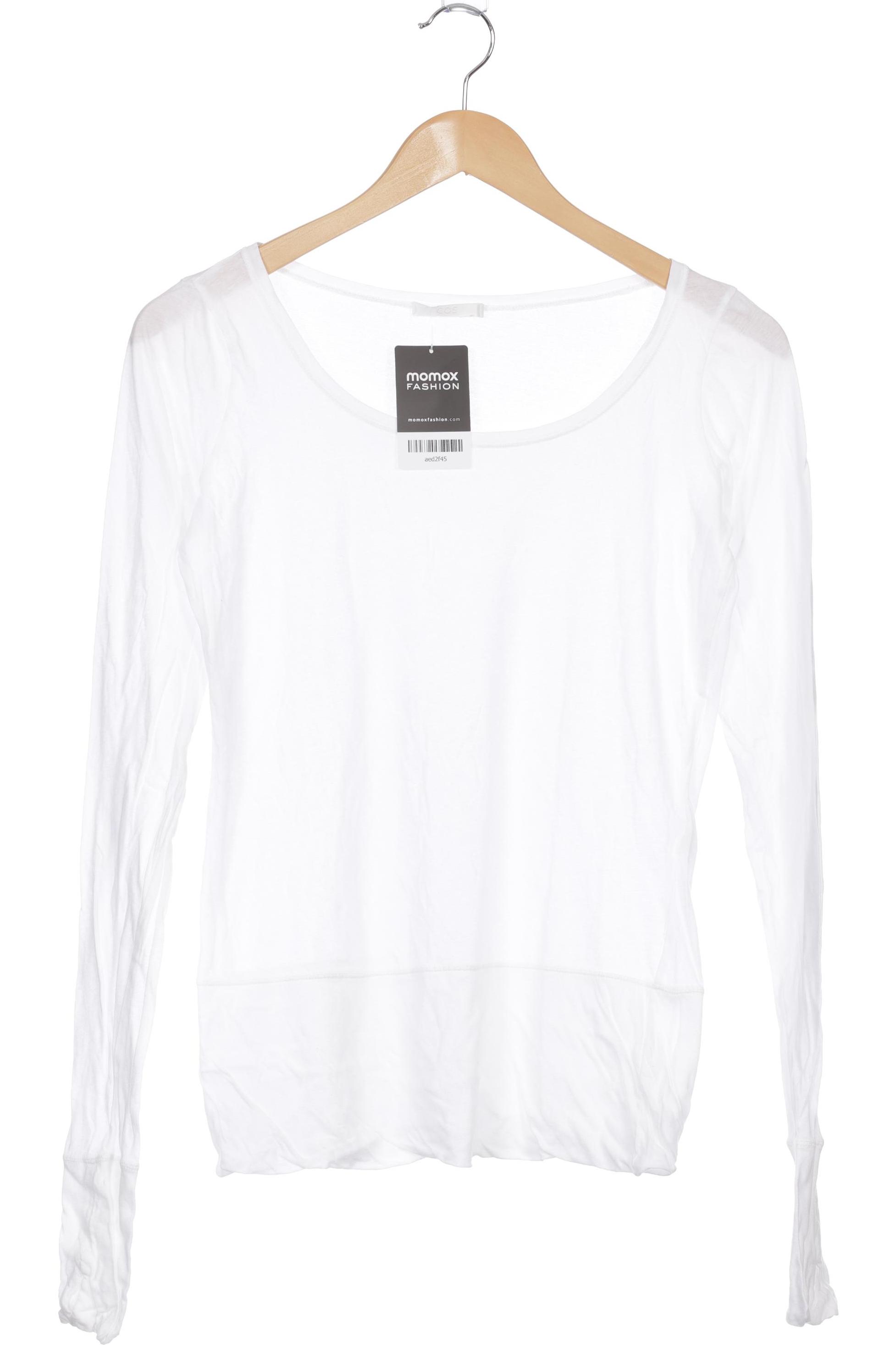 

COS Damen Langarmshirt, weiß, Gr. 36
