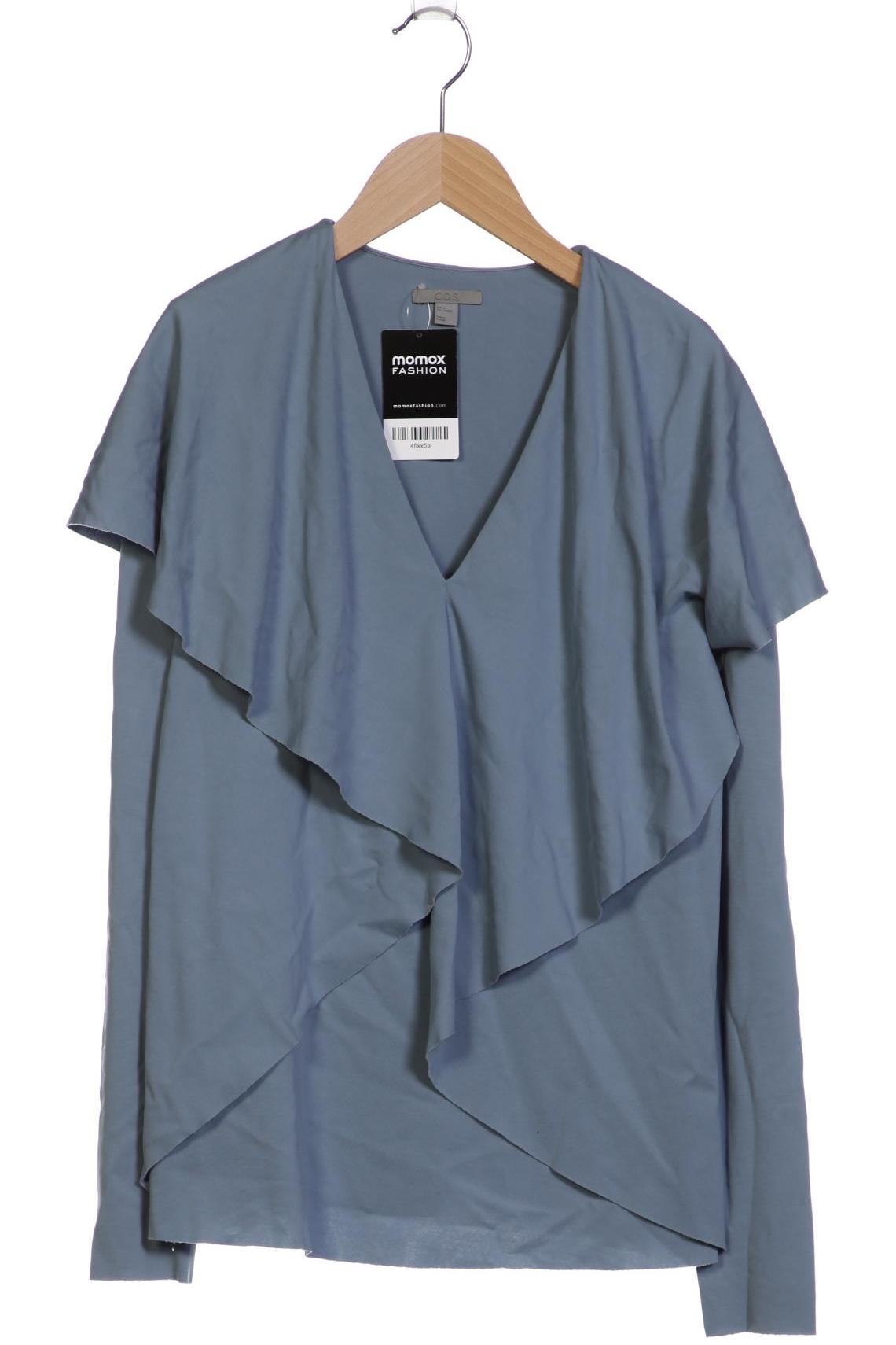 

COS Damen Langarmshirt, blau, Gr. 34