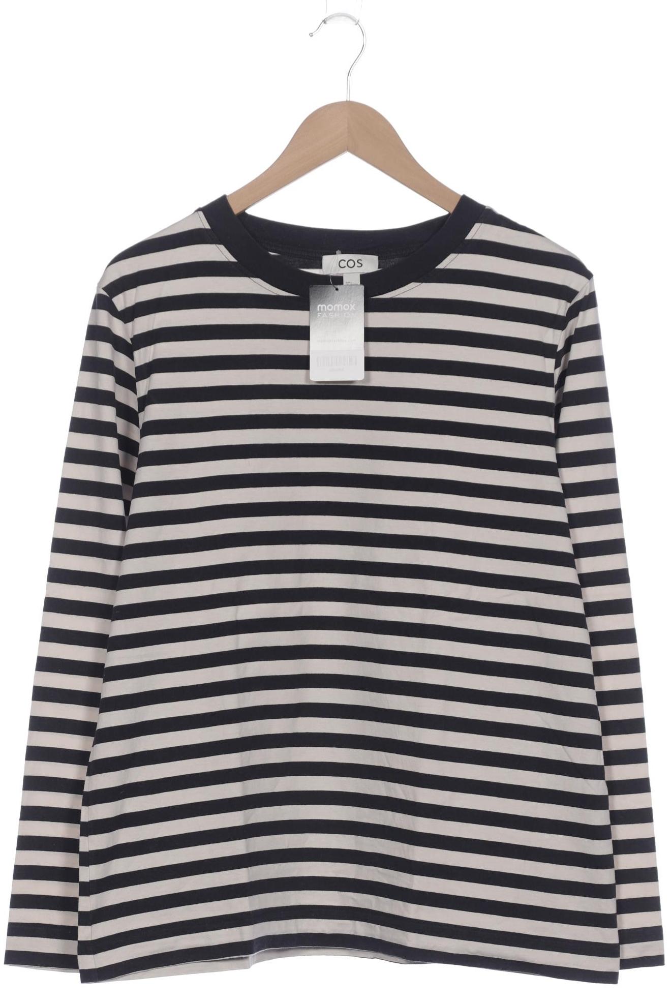 

COS Damen Langarmshirt, marineblau, Gr. 42