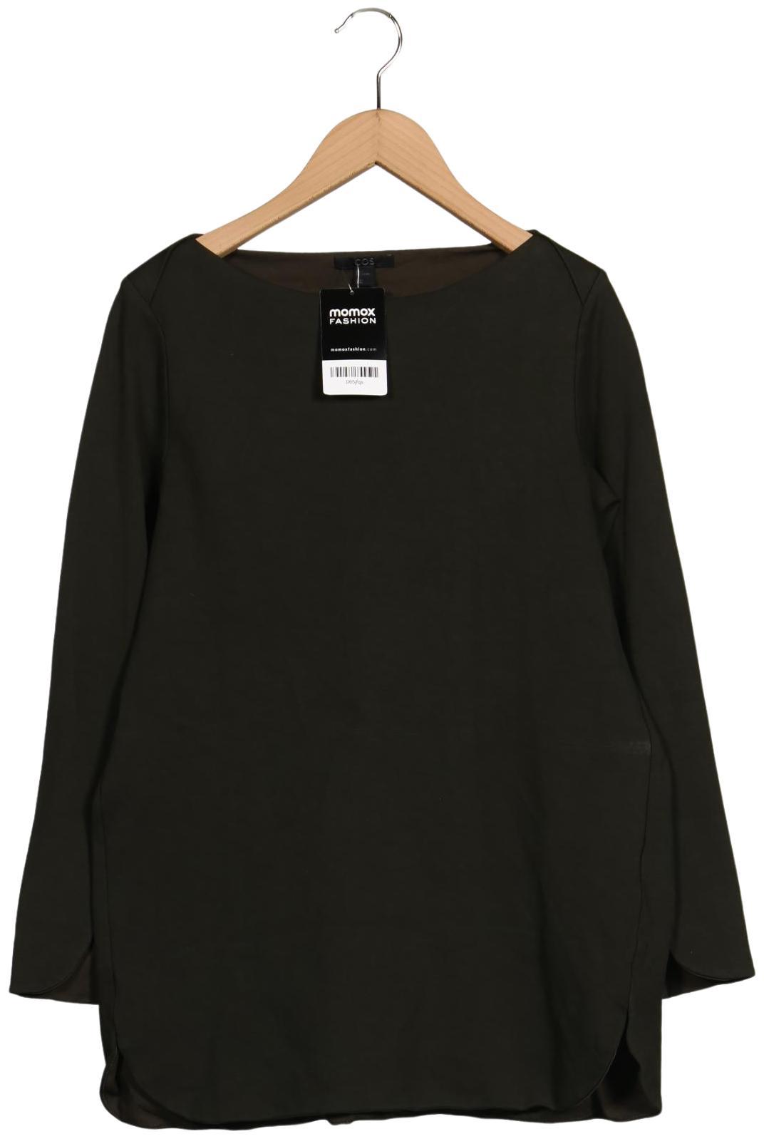

COS Damen Langarmshirt, grün, Gr. 36