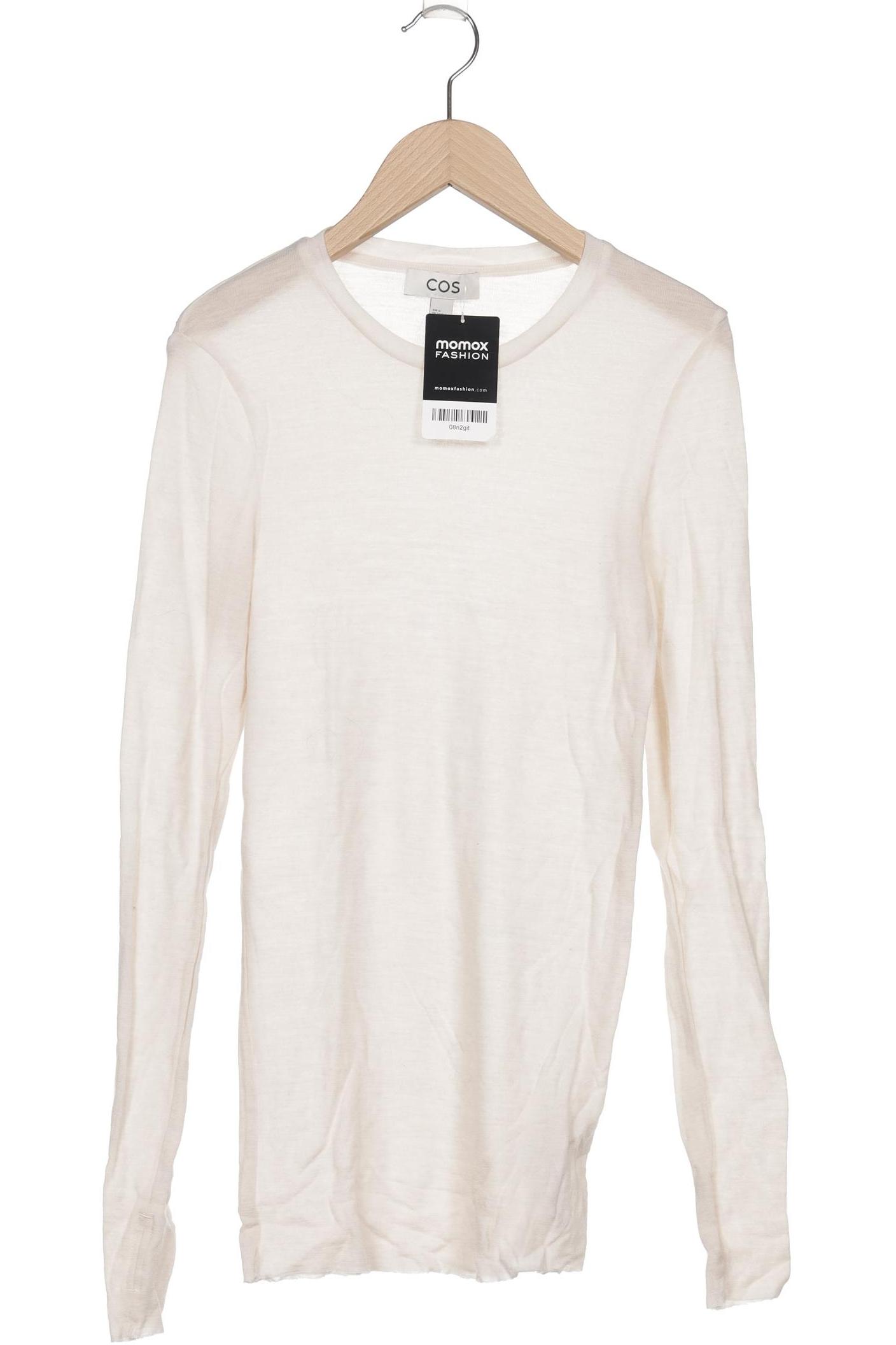 

COS Damen Langarmshirt, beige, Gr. 38