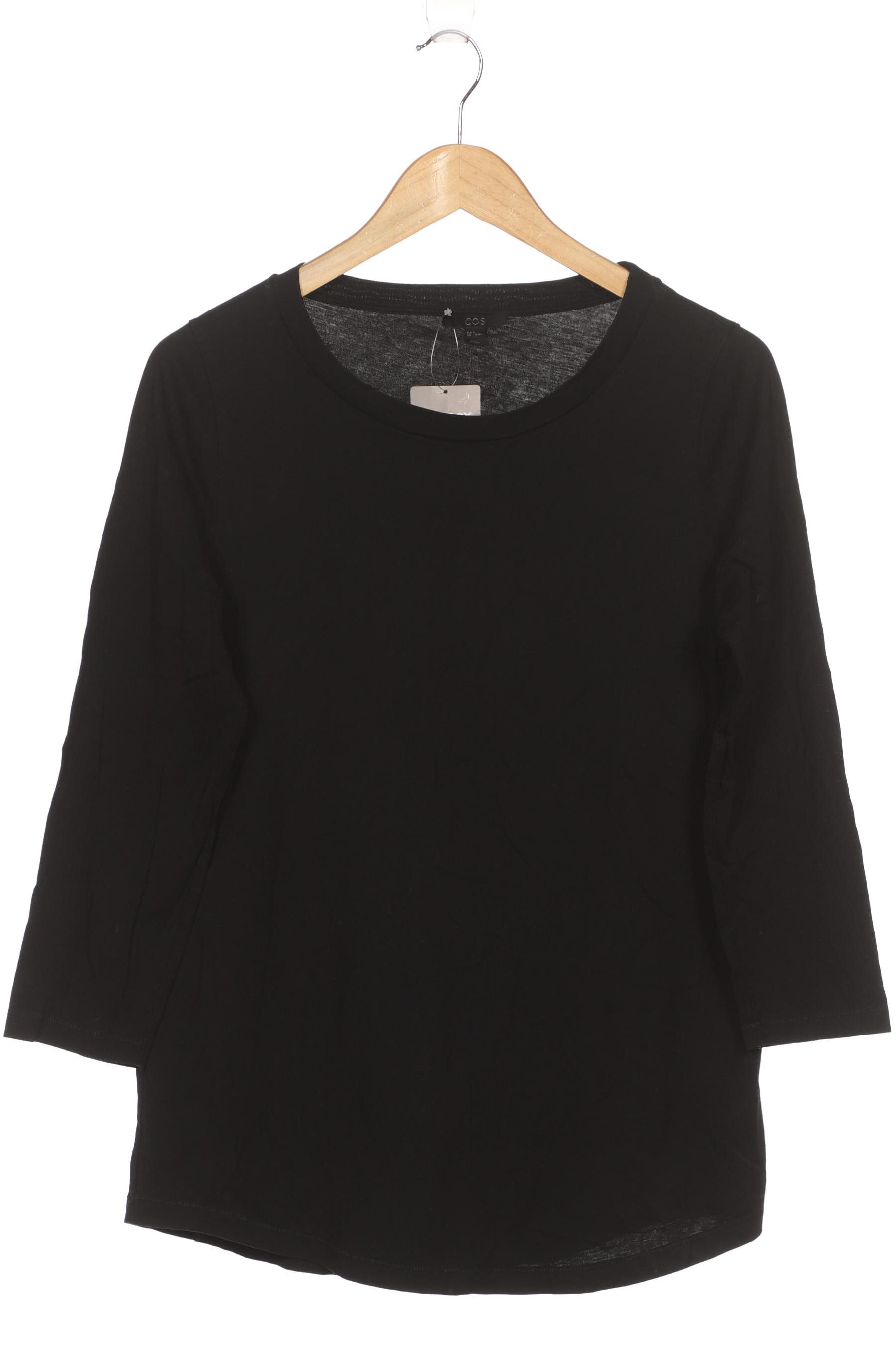 

COS Damen Langarmshirt, schwarz, Gr. 38