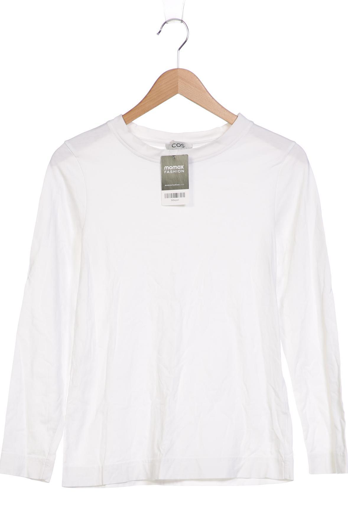 

COS Damen Langarmshirt, weiß, Gr. 34