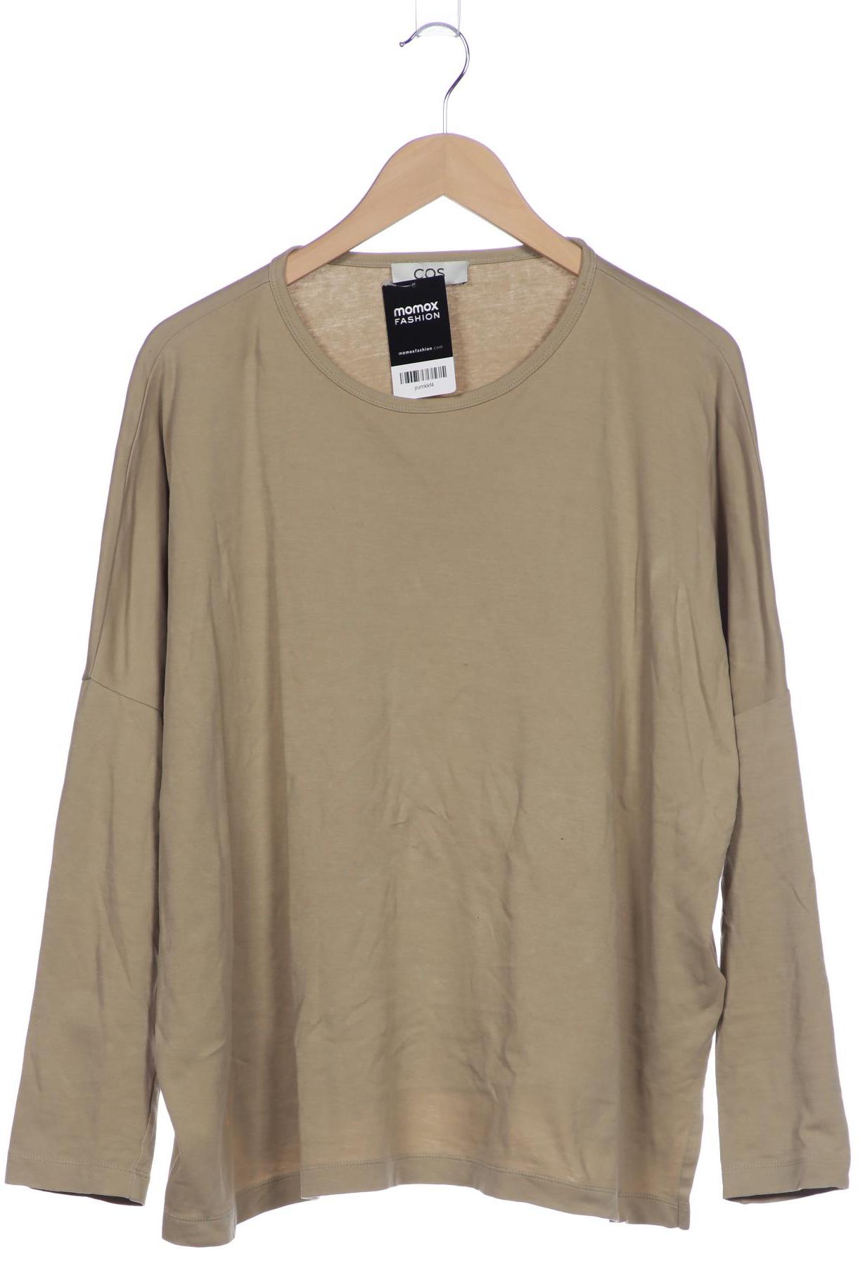 

COS Damen Langarmshirt, beige, Gr. 38