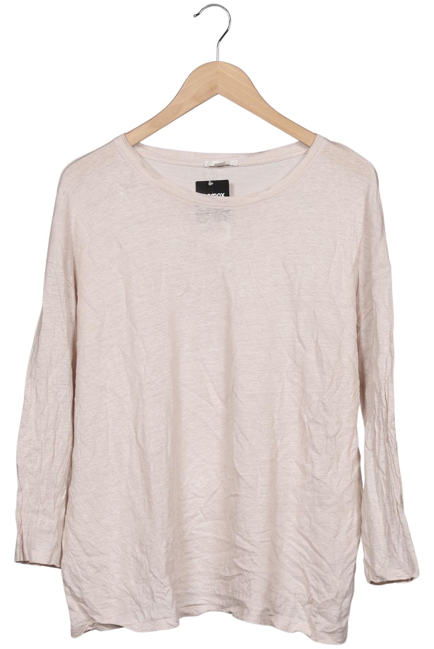 

COS Damen Langarmshirt, beige, Gr. 38