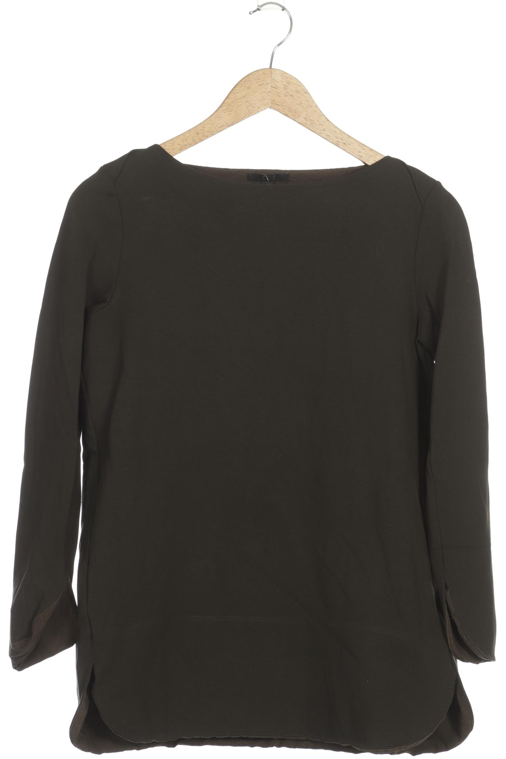 

COS Damen Langarmshirt, grün, Gr. 36