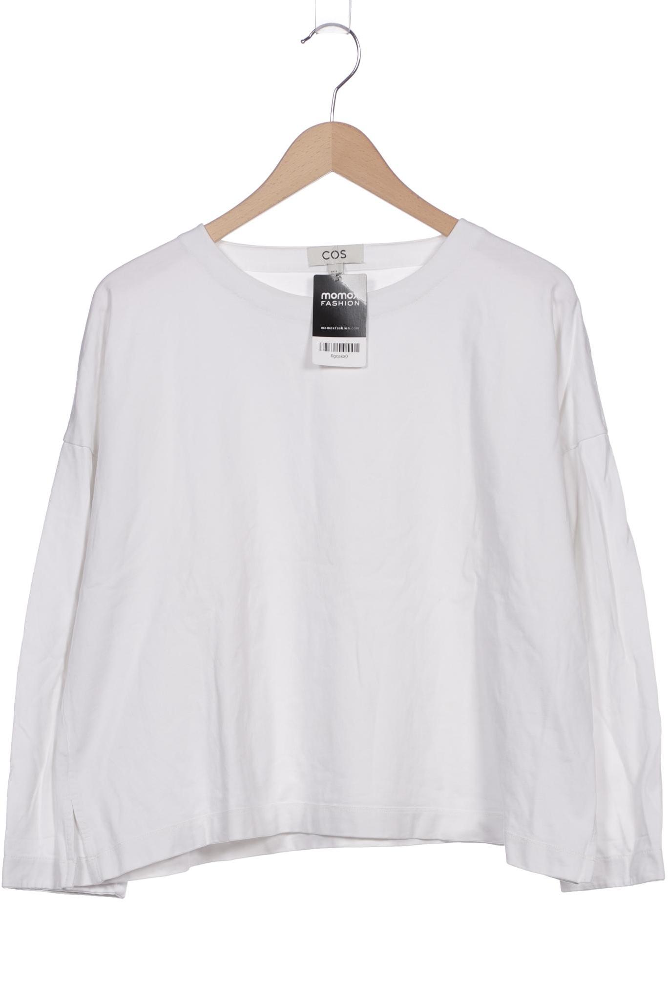 

COS Damen Langarmshirt, weiß, Gr. 38