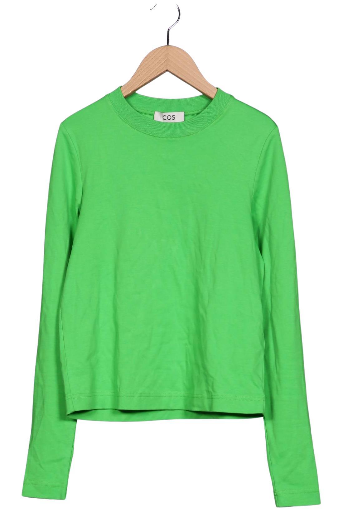 

COS Damen Langarmshirt, hellgrün, Gr. 34