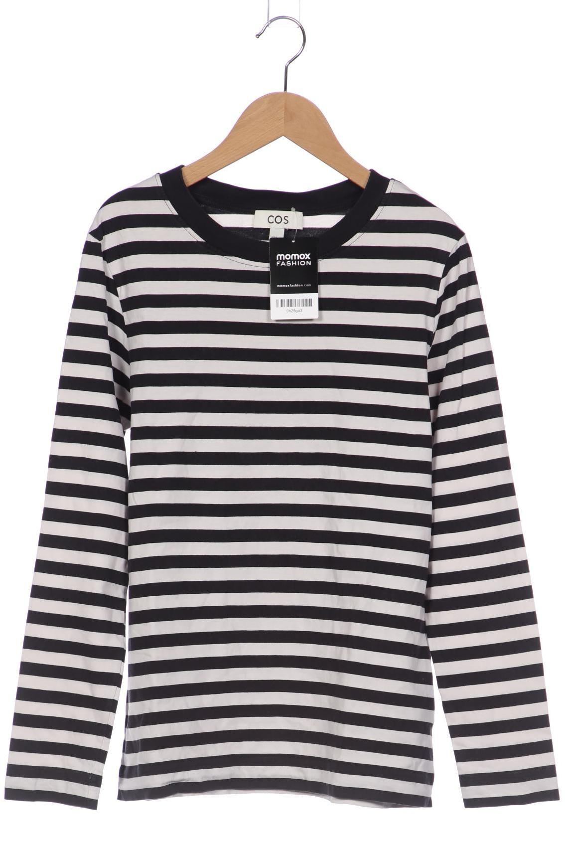 

COS Damen Langarmshirt, marineblau, Gr. 36